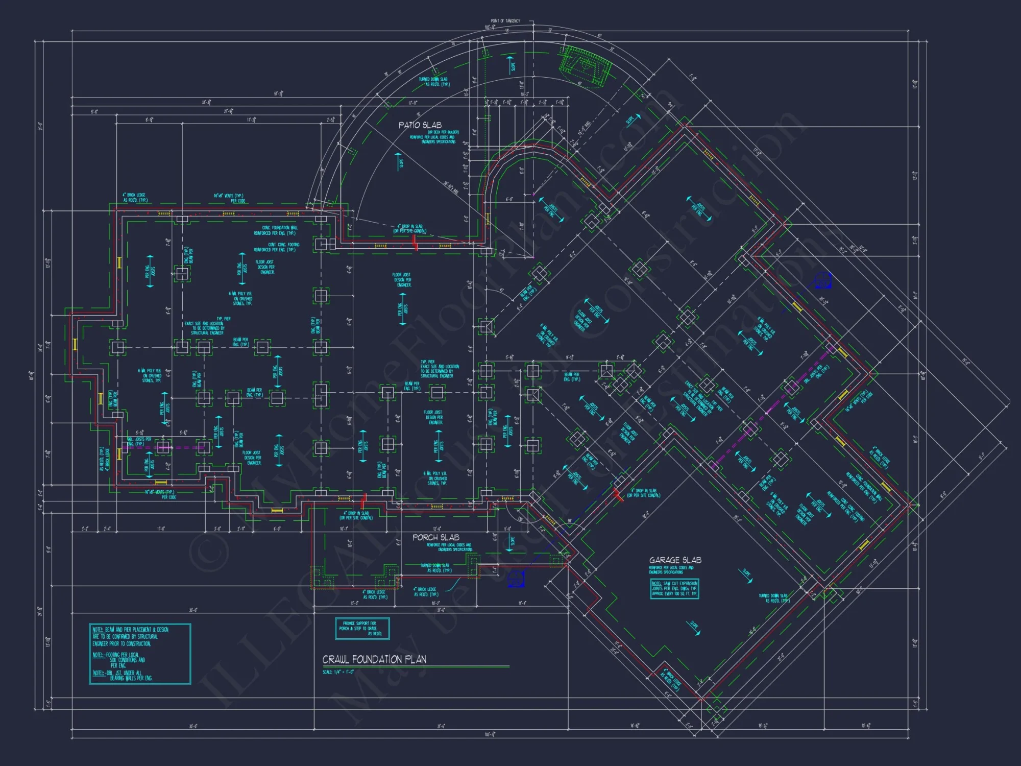 Elegant Craftsman house Plan with Detailed Floor Designs and CAD