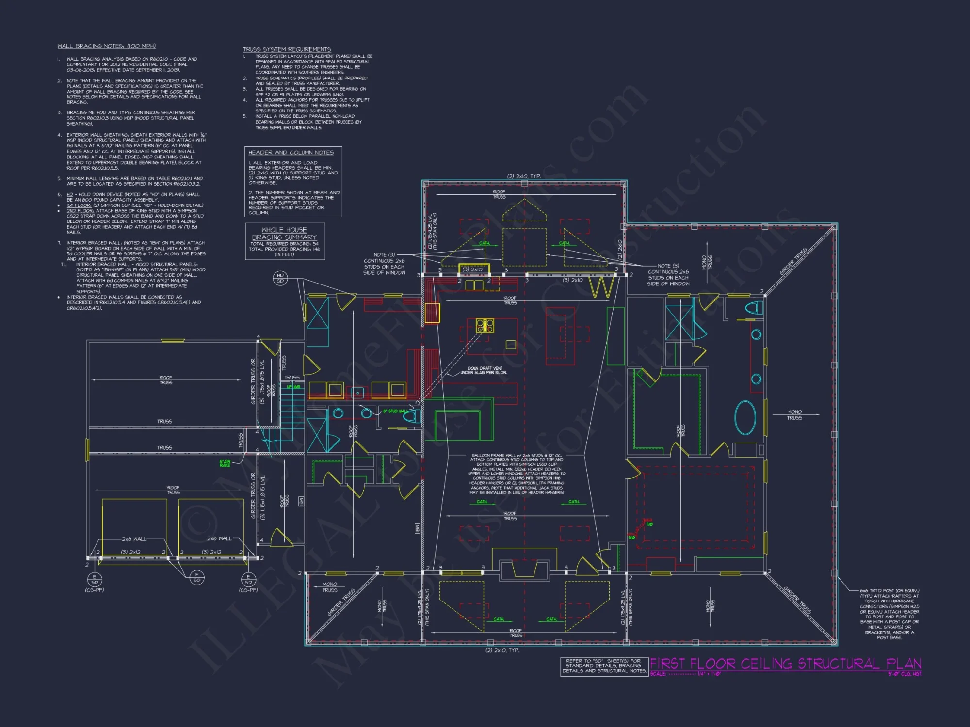 Spacious house Floor Plan: Blueprint CAD Designs for Dream Architecture