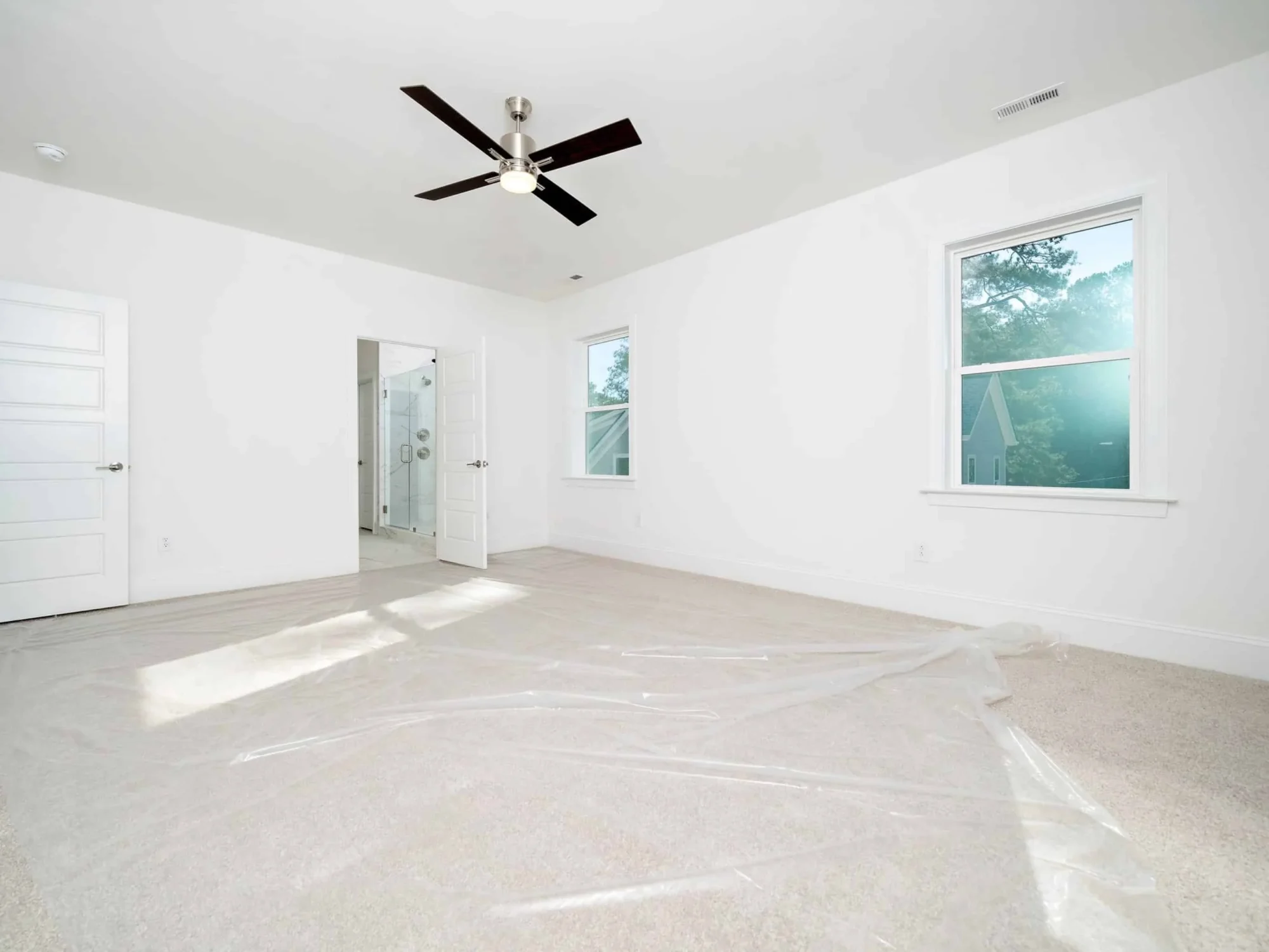 Modern Suburban house Plan with 2-Story CAD Blueprint Designs