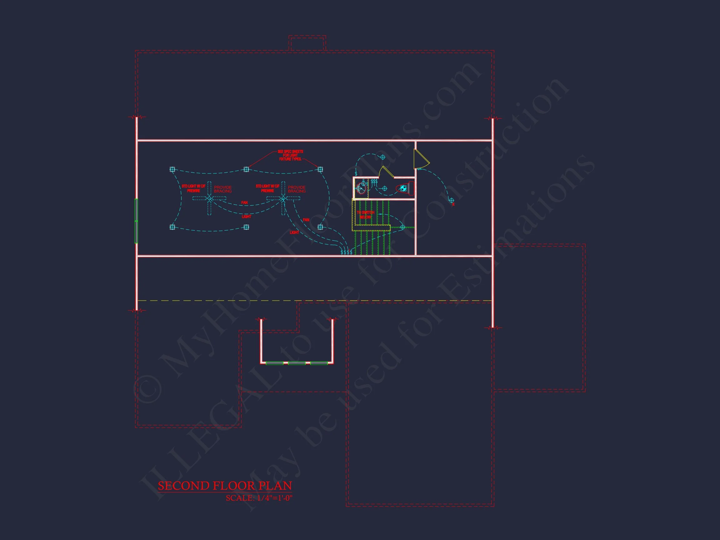 Modern Craftsman house Plan with Open Floor Blueprint Designs