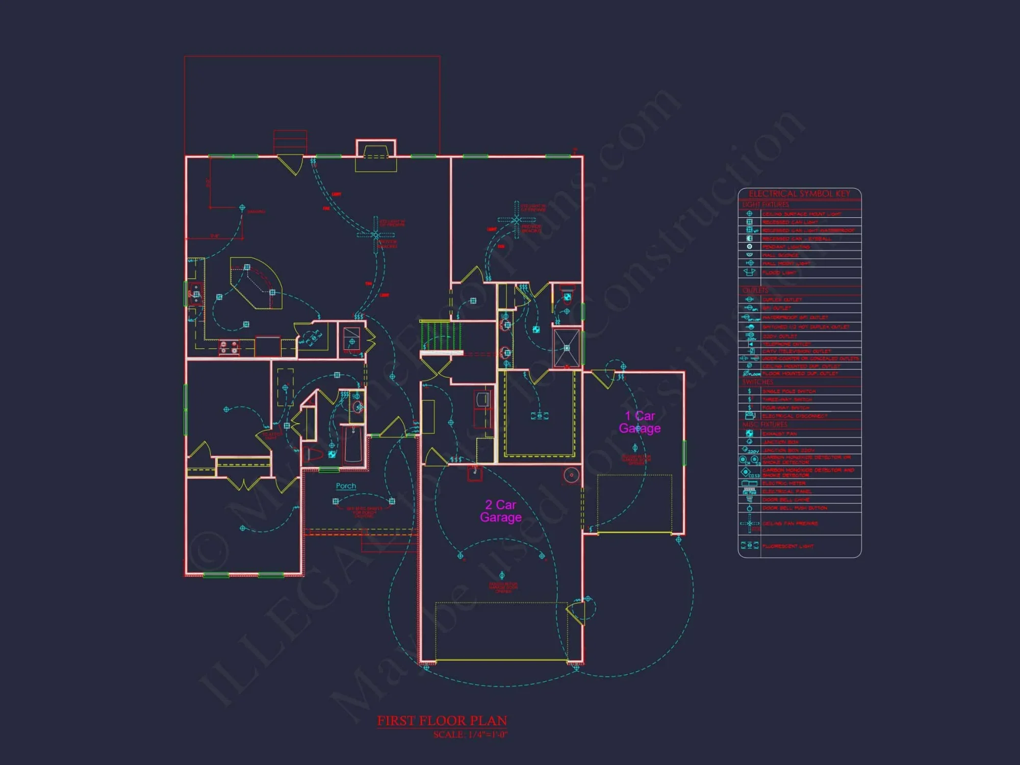 Modern Craftsman house Plan with Open Floor Blueprint Designs
