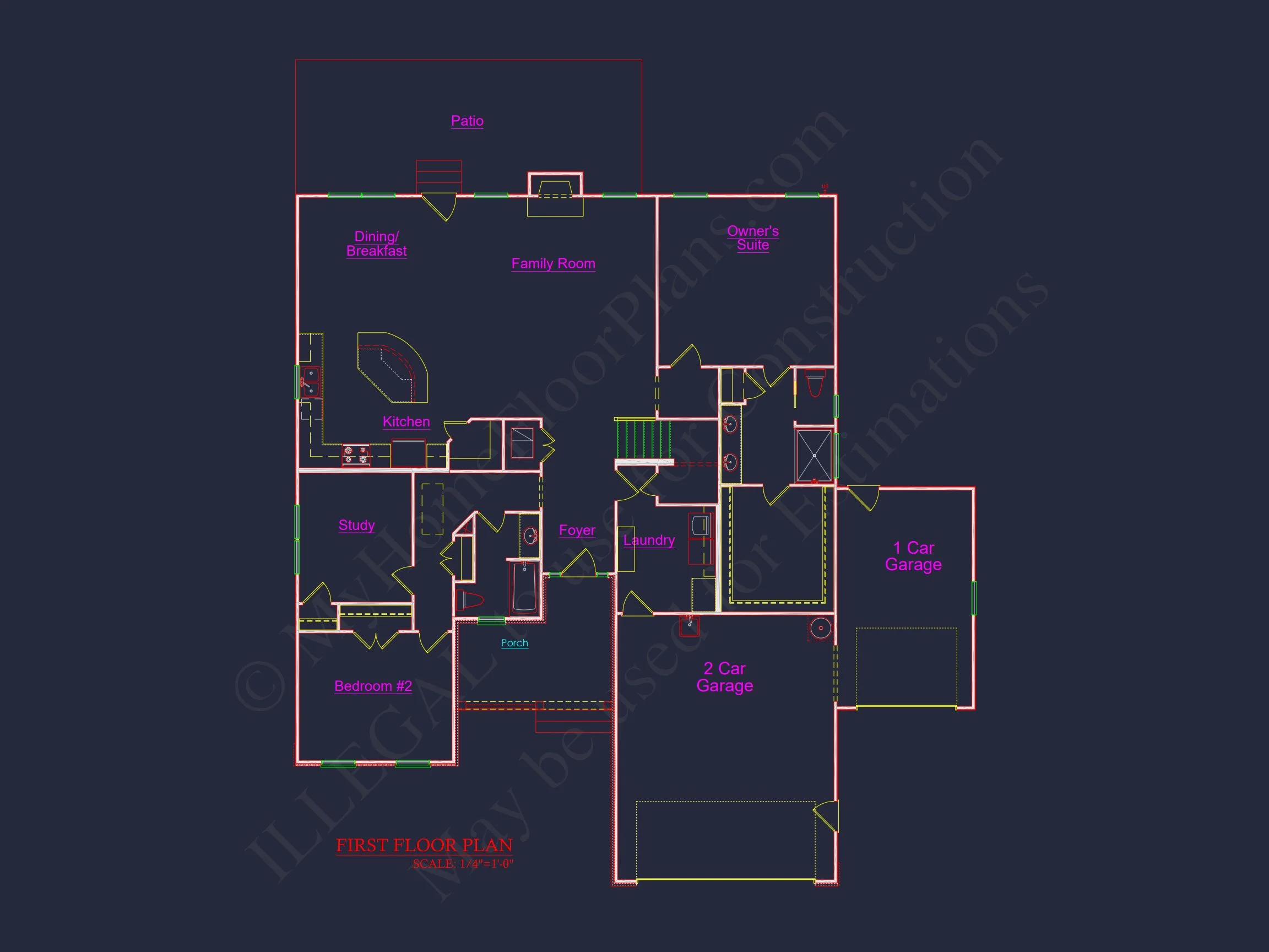 Modern Craftsman house Plan with Open Floor Blueprint Designs