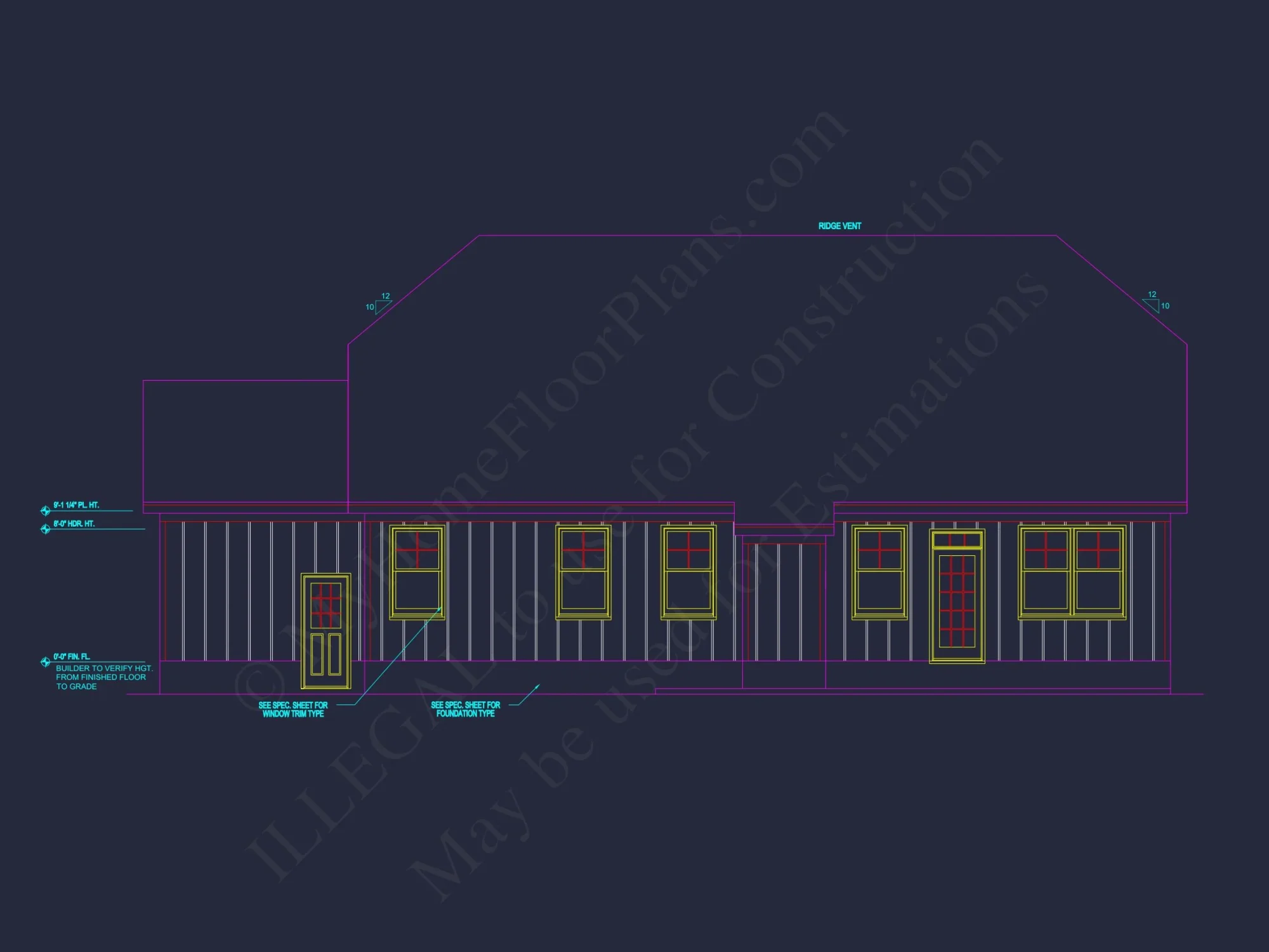 Modern Craftsman house Plan with Open Floor Blueprint Designs
