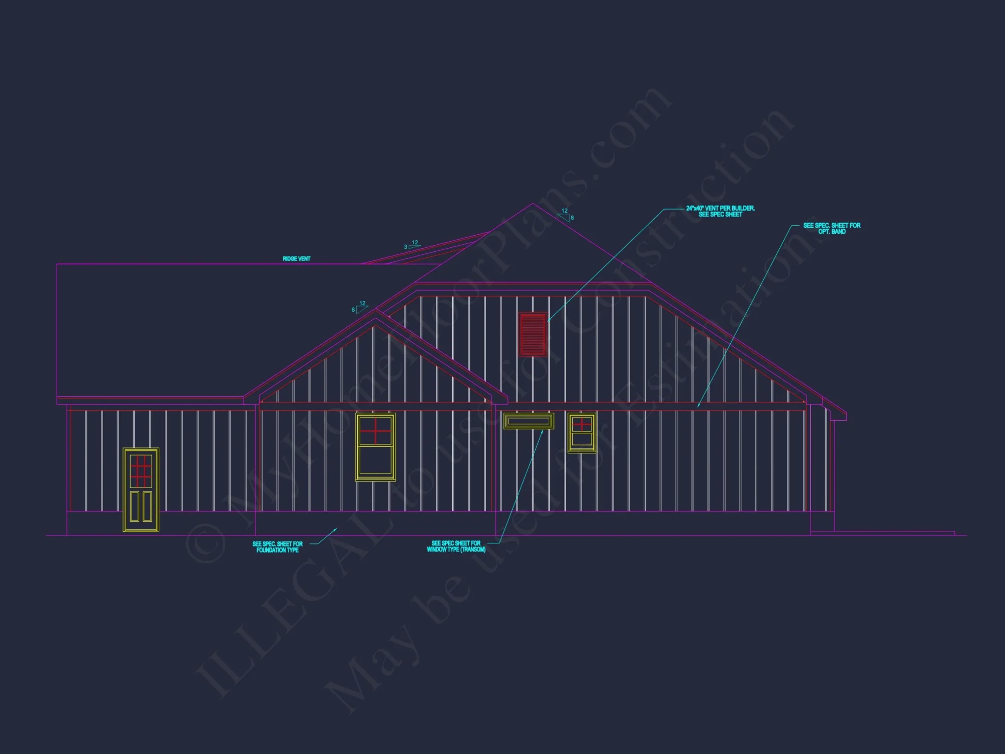 Modern Craftsman house Plan with Open Floor Blueprint Designs