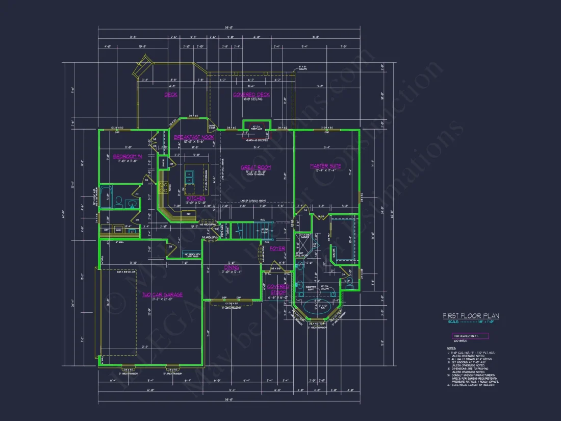 Refined house Floor Plan