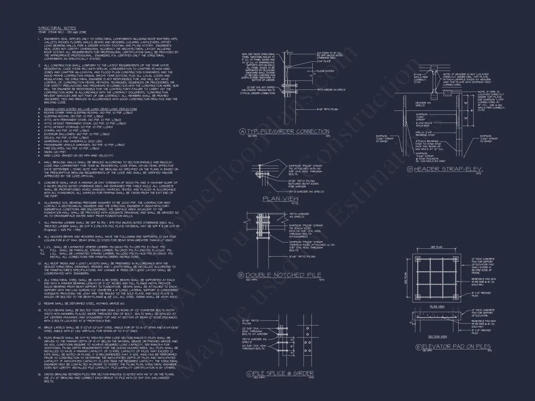 Beach house Plan with 3 Beds, 2.5 Baths, and Coastal Designs
