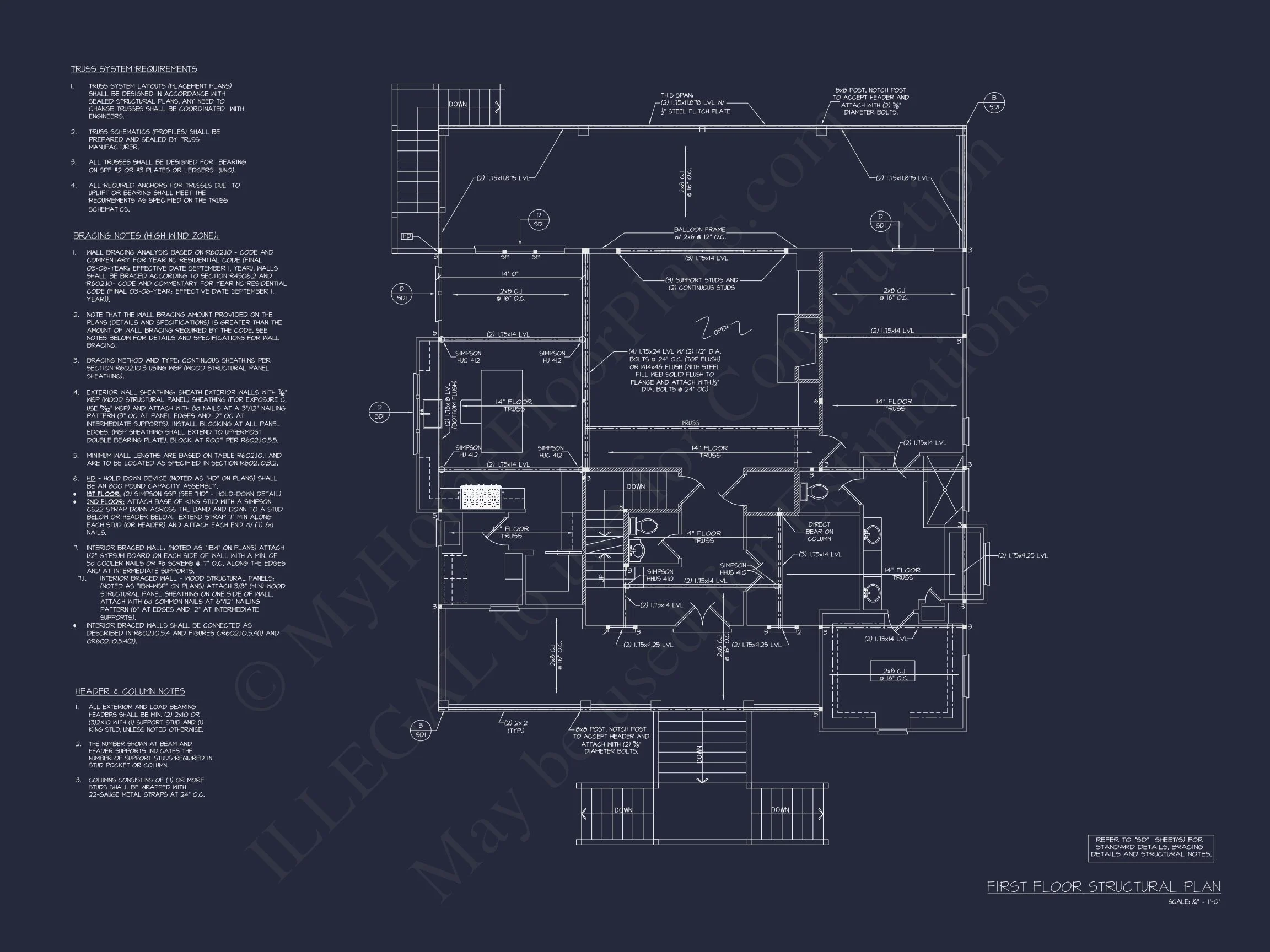 Beach house Plan with 3 Beds, 2.5 Baths, and Coastal Designs