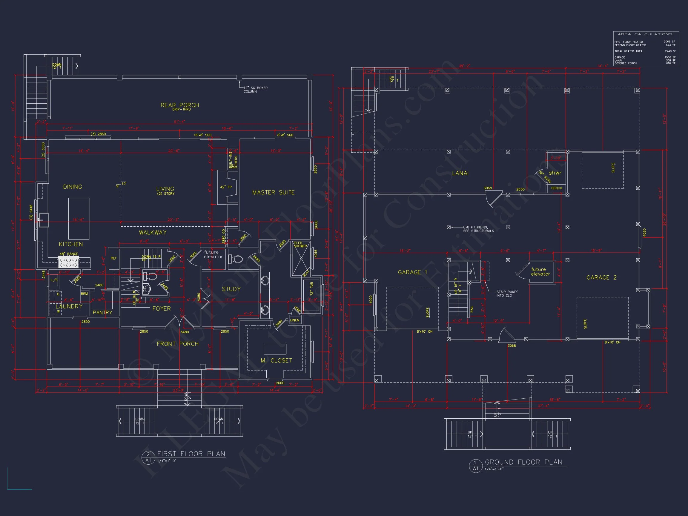Beach house Plan with 3 Beds, 2.5 Baths, and Coastal Designs