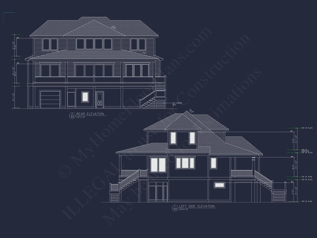 Beach house Plan with 3 Beds, 2.5 Baths, and Coastal Designs