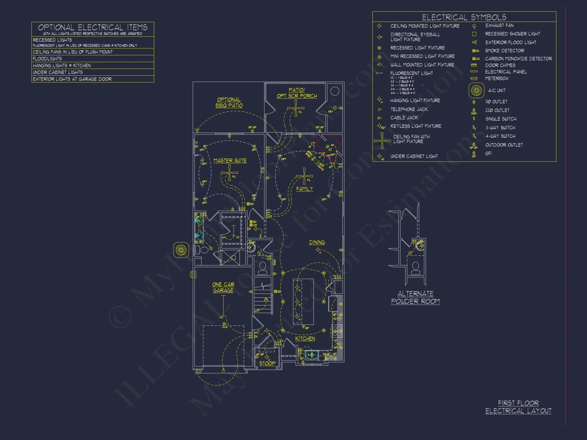 Craftsman house Floor Plan with 2 Stories and CAD Blueprint Designs