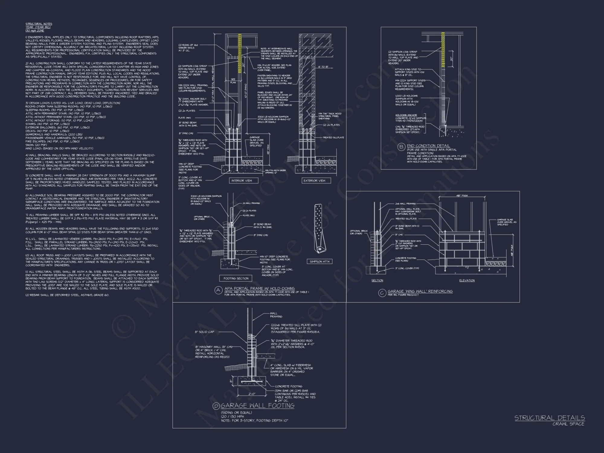 Beautiful 1.5 Story house Plan with CAD Designs and Blueprint