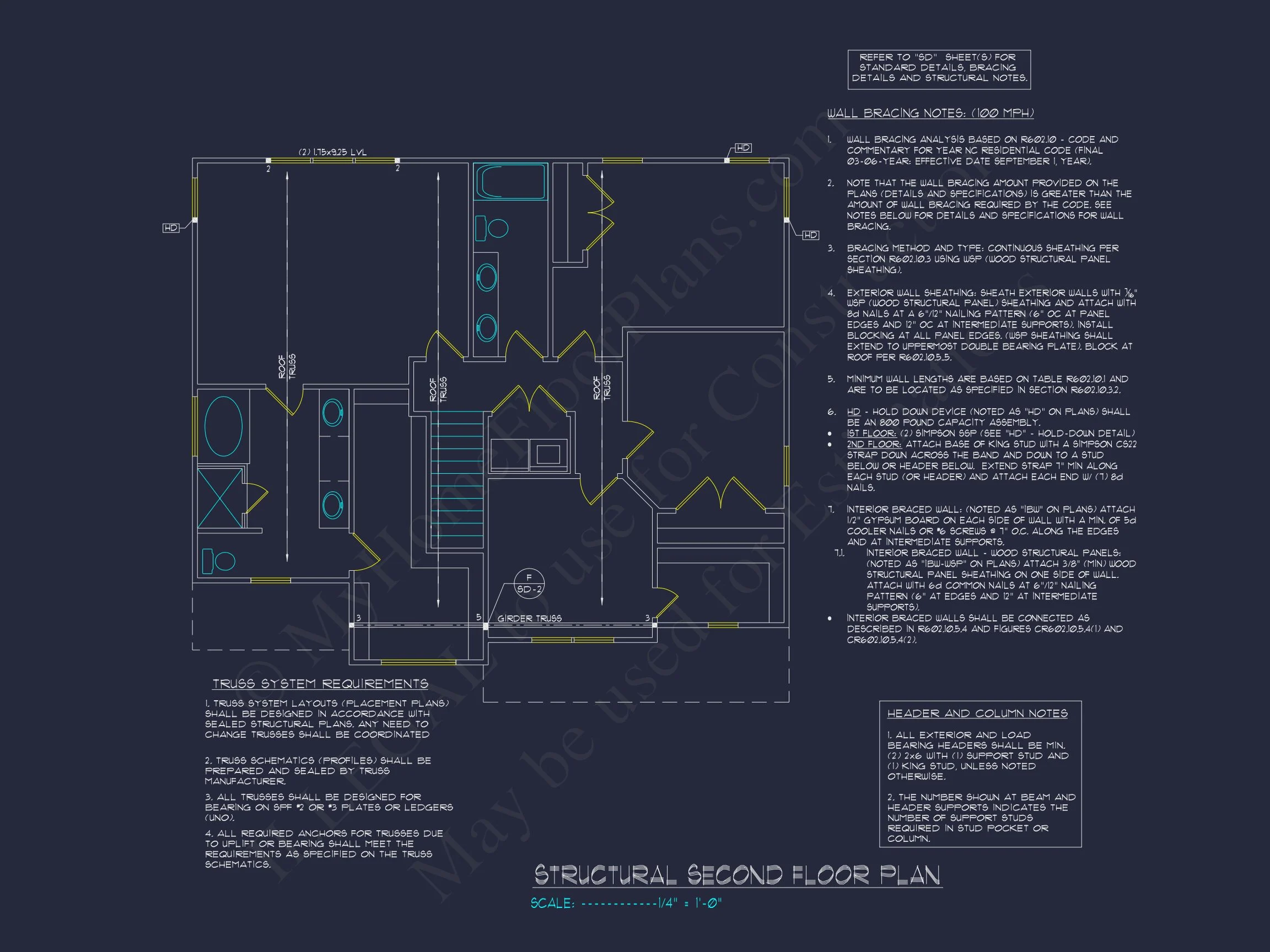 16-1301 HOUSE PLAN - Colonial Home Plan - 4-Bed, 3-Bath, 2,800 SF 10 Customizable house Plan with 2-Story Design and CAD Blueprint