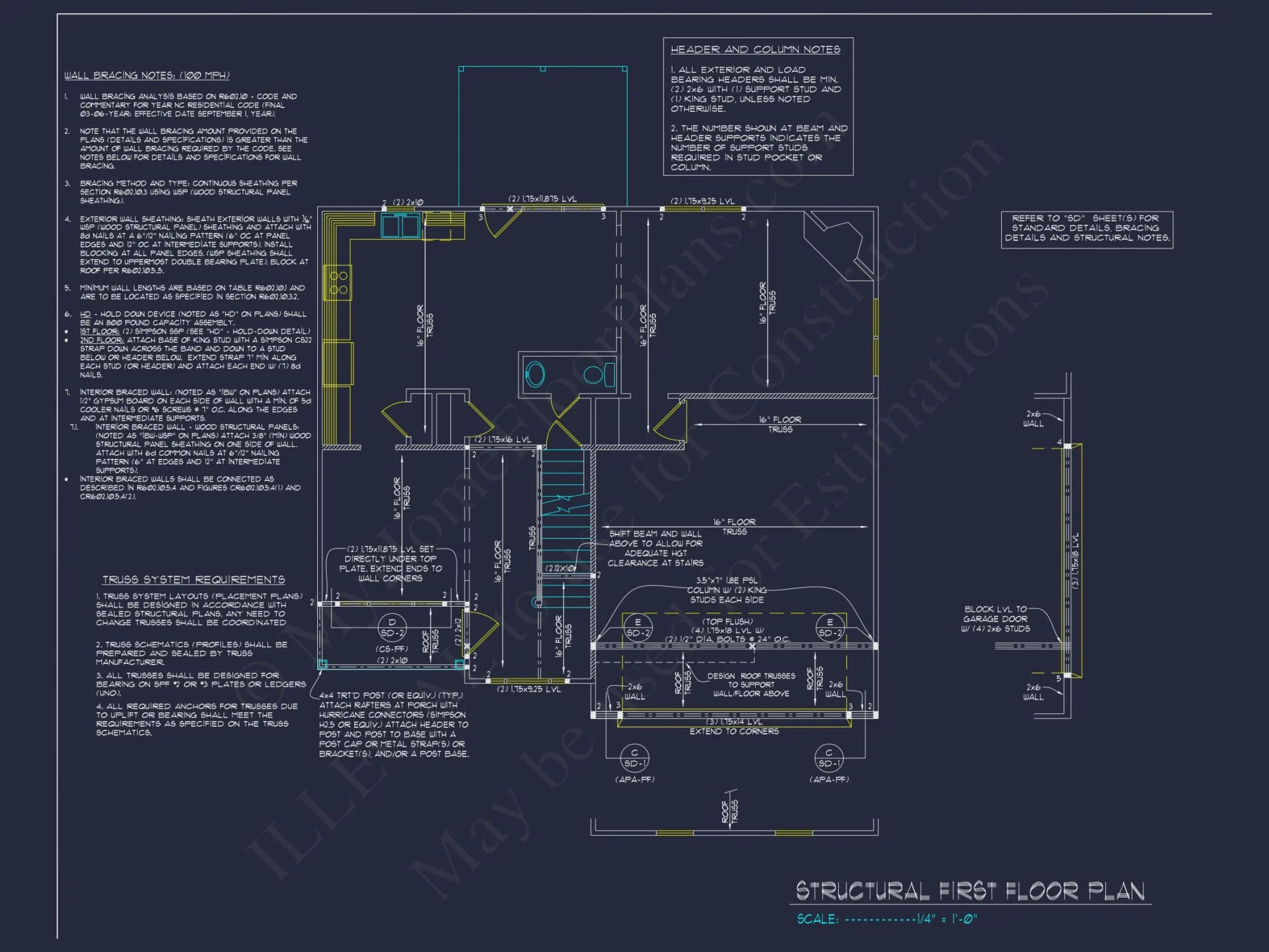 Customizable house Plan with 2-Story Design and CAD Blueprint