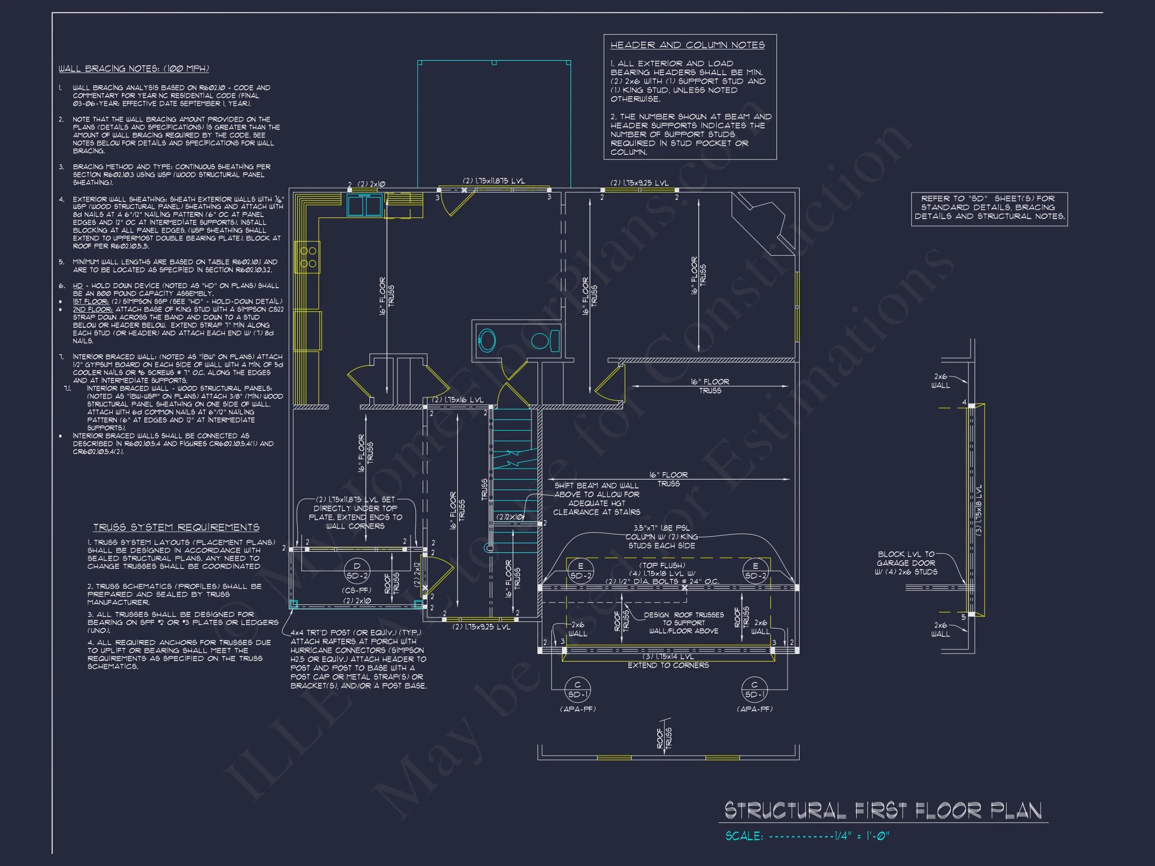 16-1301 HOUSE PLAN - Colonial Home Plan - 4-Bed, 3-Bath, 2,800 SF 9 Customizable house Plan with 2-Story Design and CAD Blueprint