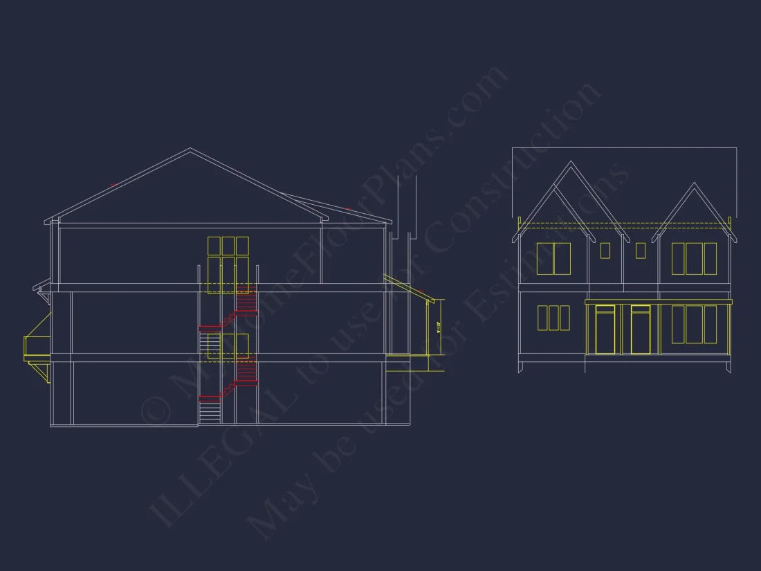 Stunning Duplex house Plan: Detailed Floor Plan and CAD Designs