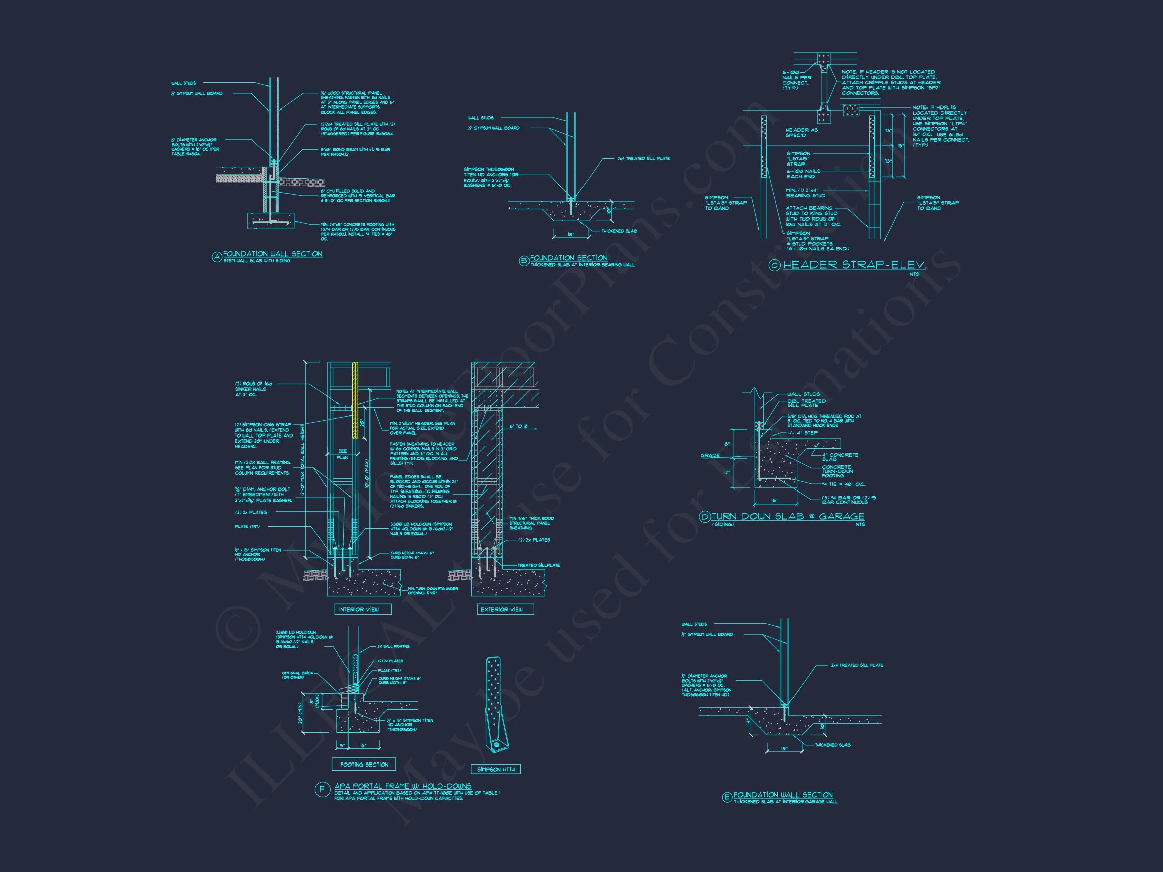 16-1177 HOUSE PLAN - Colonial Home Plan - 3-Bed, 2.5-Bath, 2,285 SF 12 Colonial Two-Story house Plan with Detached Garage and CAD Design