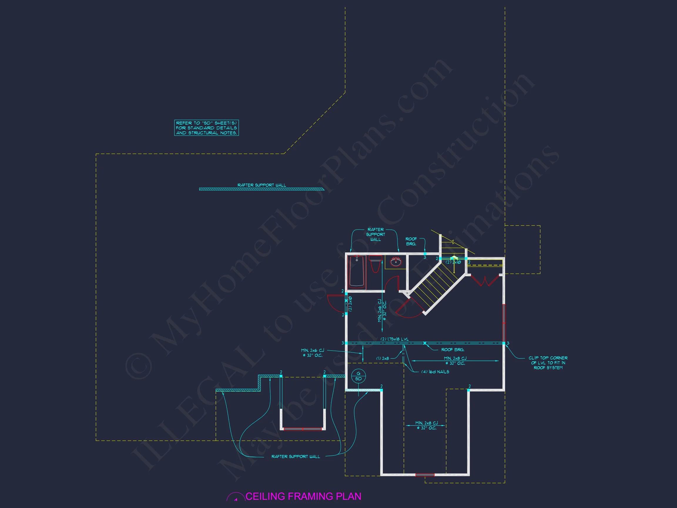 Traditional Craftsman house Plan with Detailed Floor Blueprint