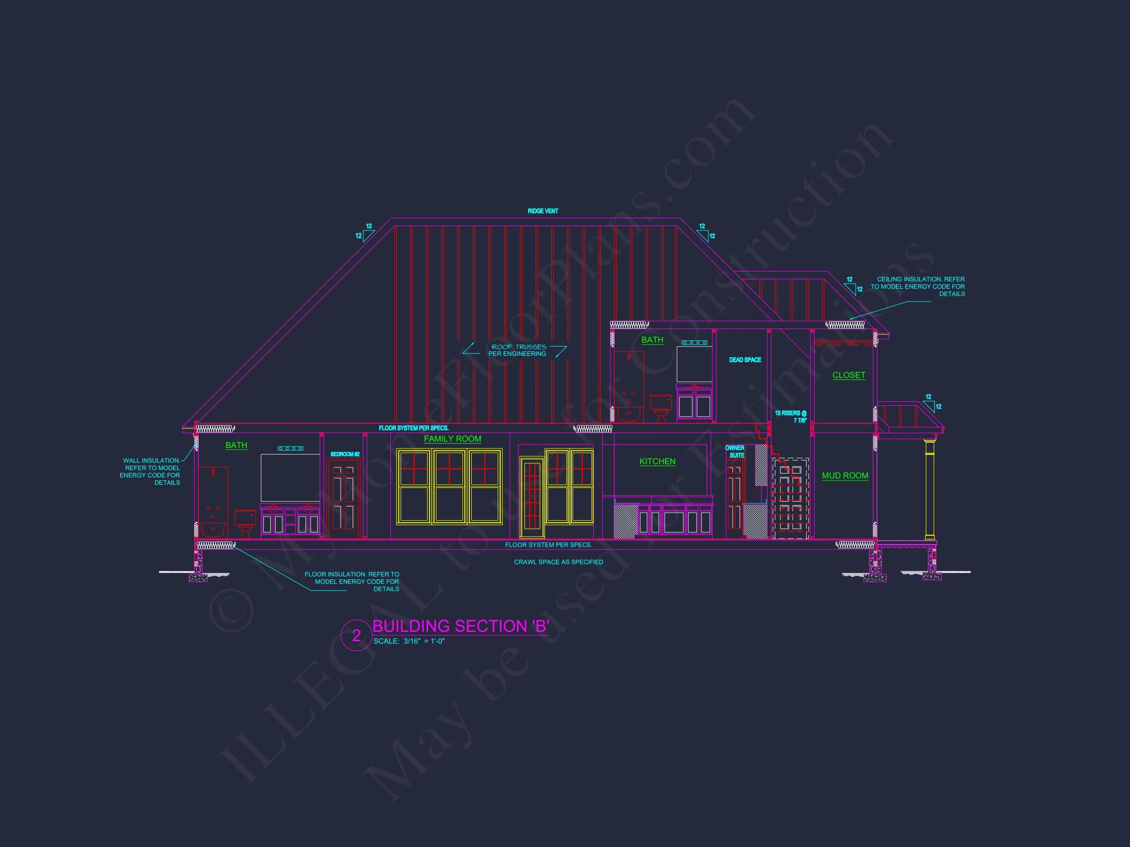 Traditional Craftsman house Plan with Detailed Floor Blueprint