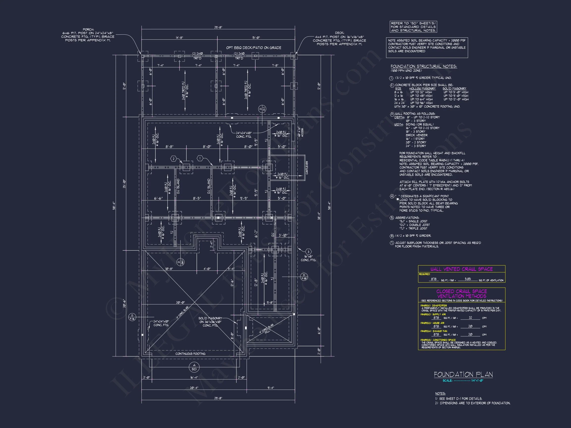 Craftsman house Floor Plan: CAD Blueprint for Modern Designs