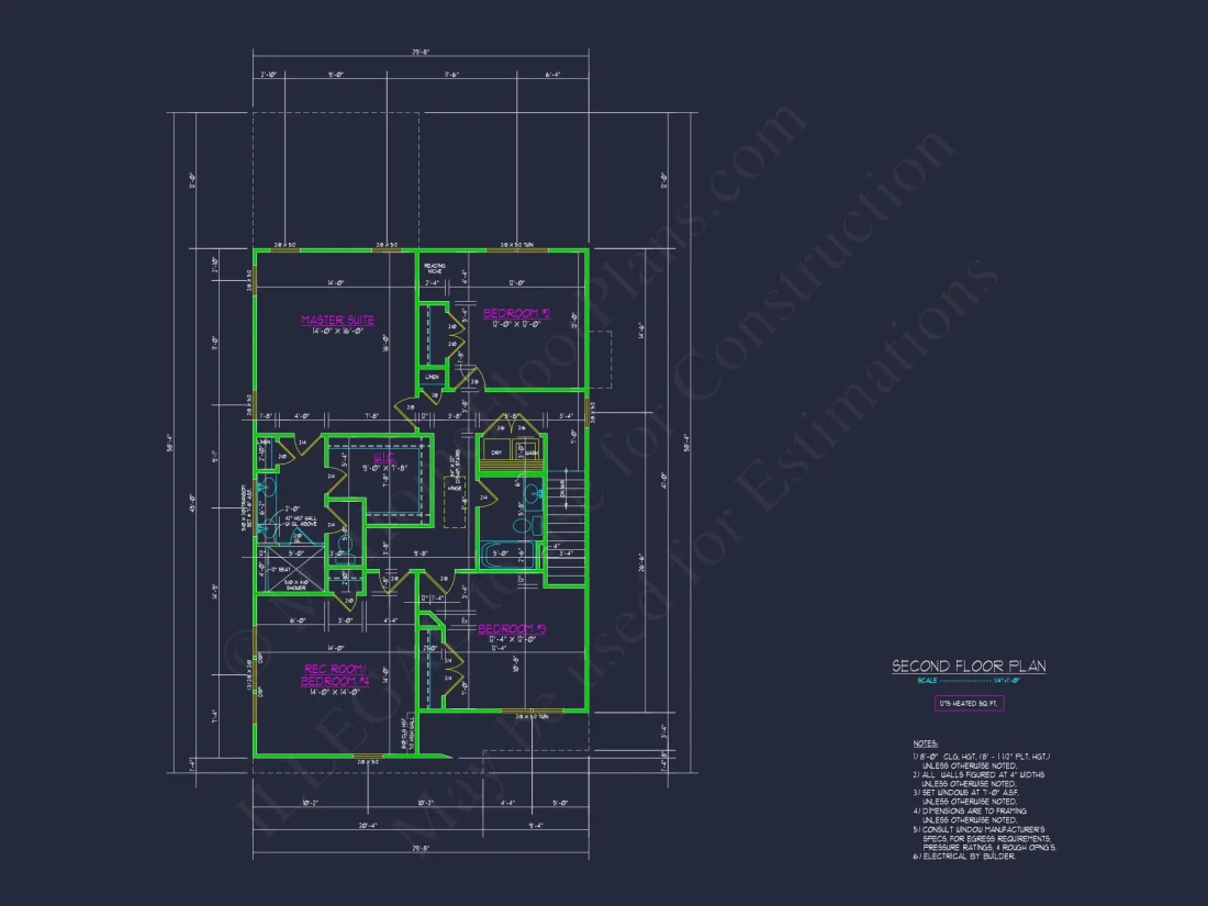 Craftsman house Floor Plan: CAD Blueprint for Modern Designs