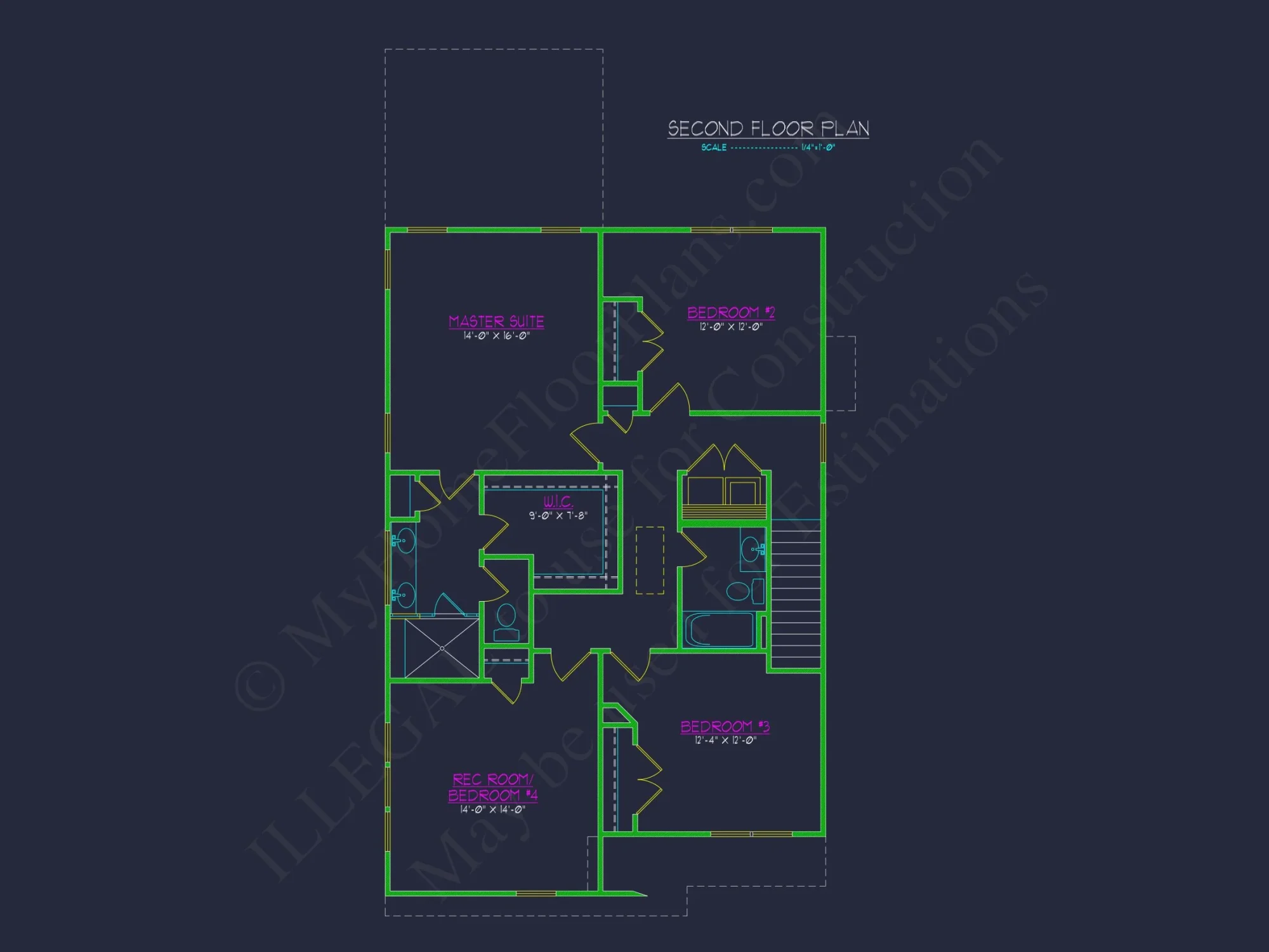 Craftsman house Floor Plan: CAD Blueprint for Modern Designs