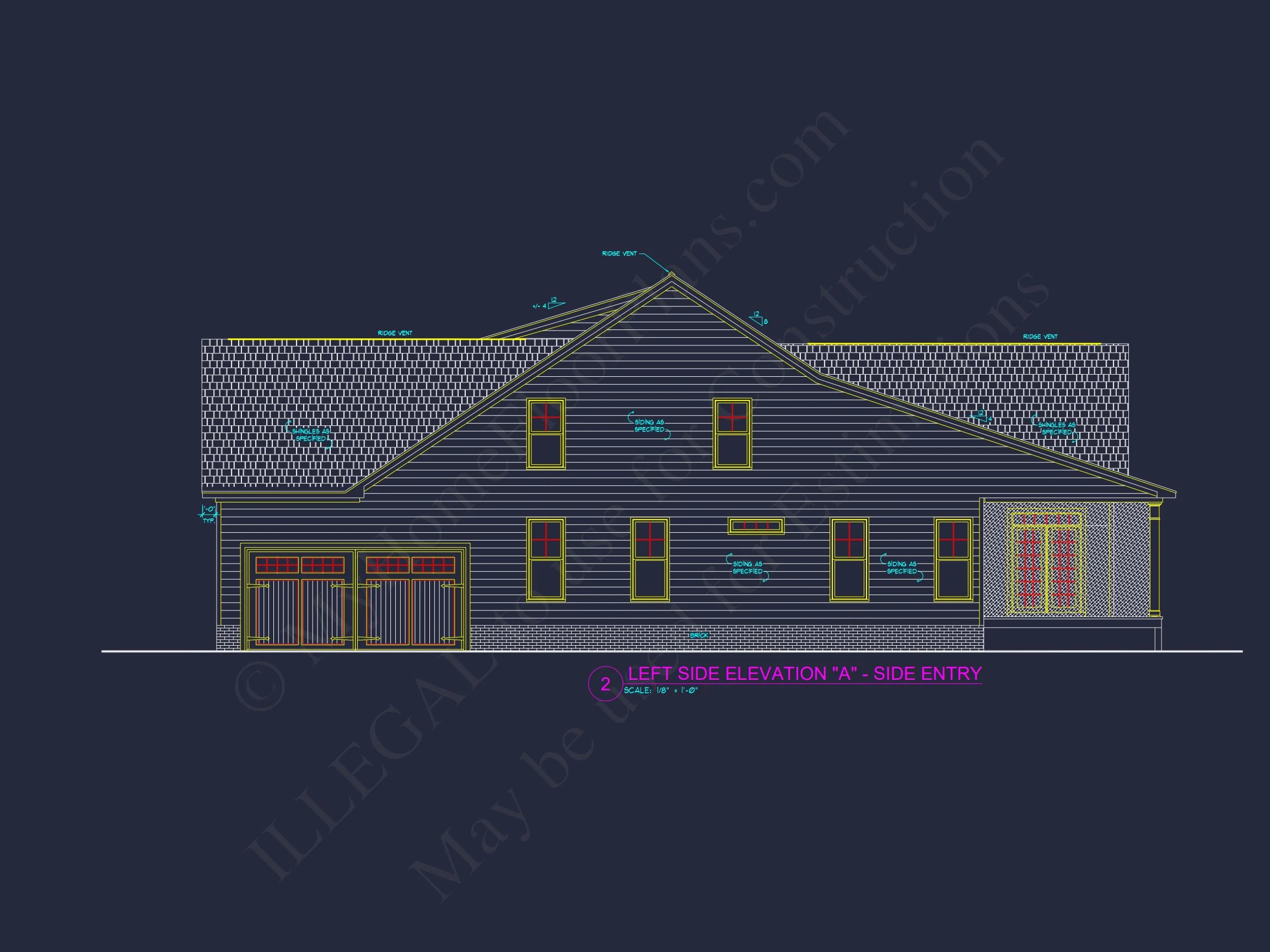 Beautiful house Plan with CAD Designs and Detailed Blueprints