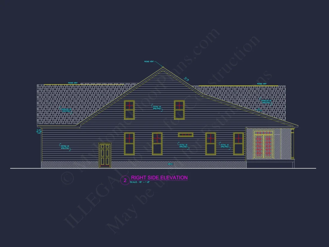 Beautiful house Plan with CAD Designs and Detailed Blueprints