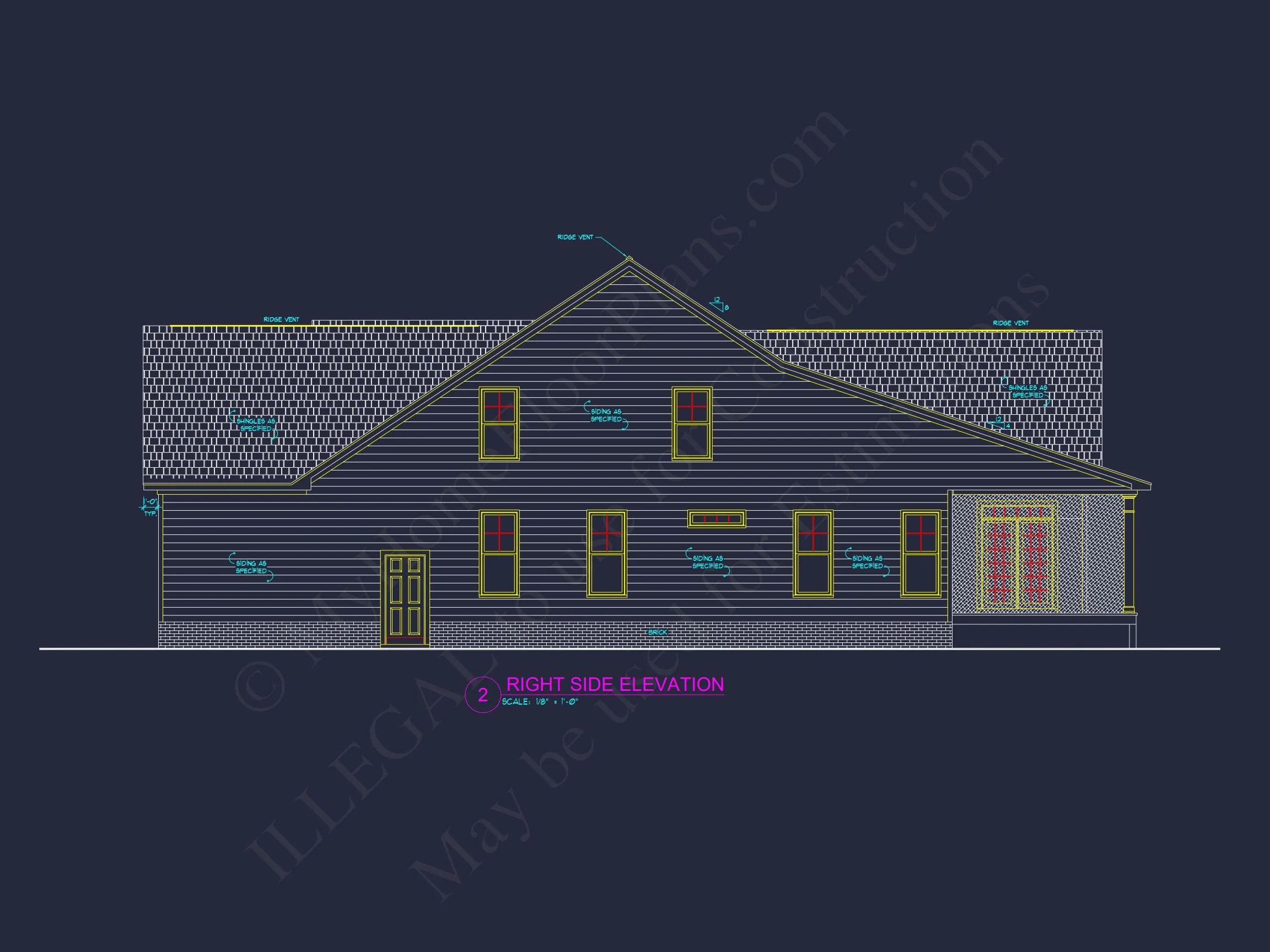 Beautiful house Plan with CAD Designs and Detailed Blueprints