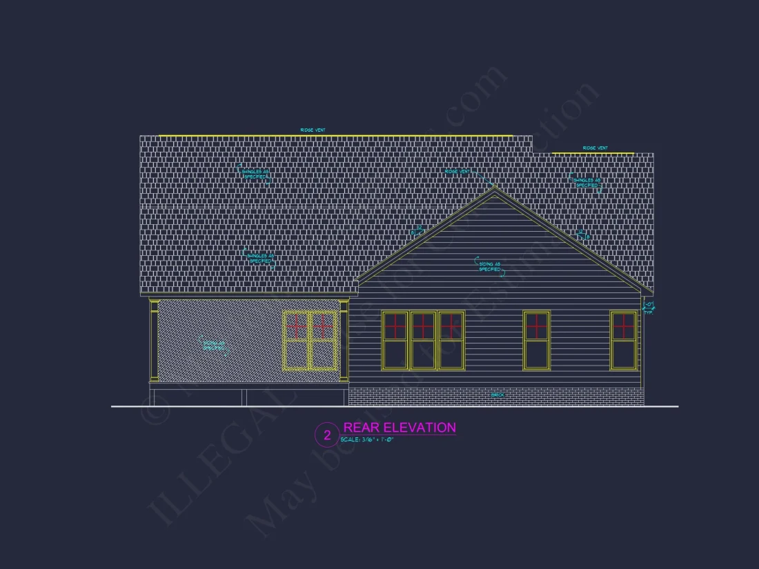 Beautiful house Plan with CAD Designs and Detailed Blueprints