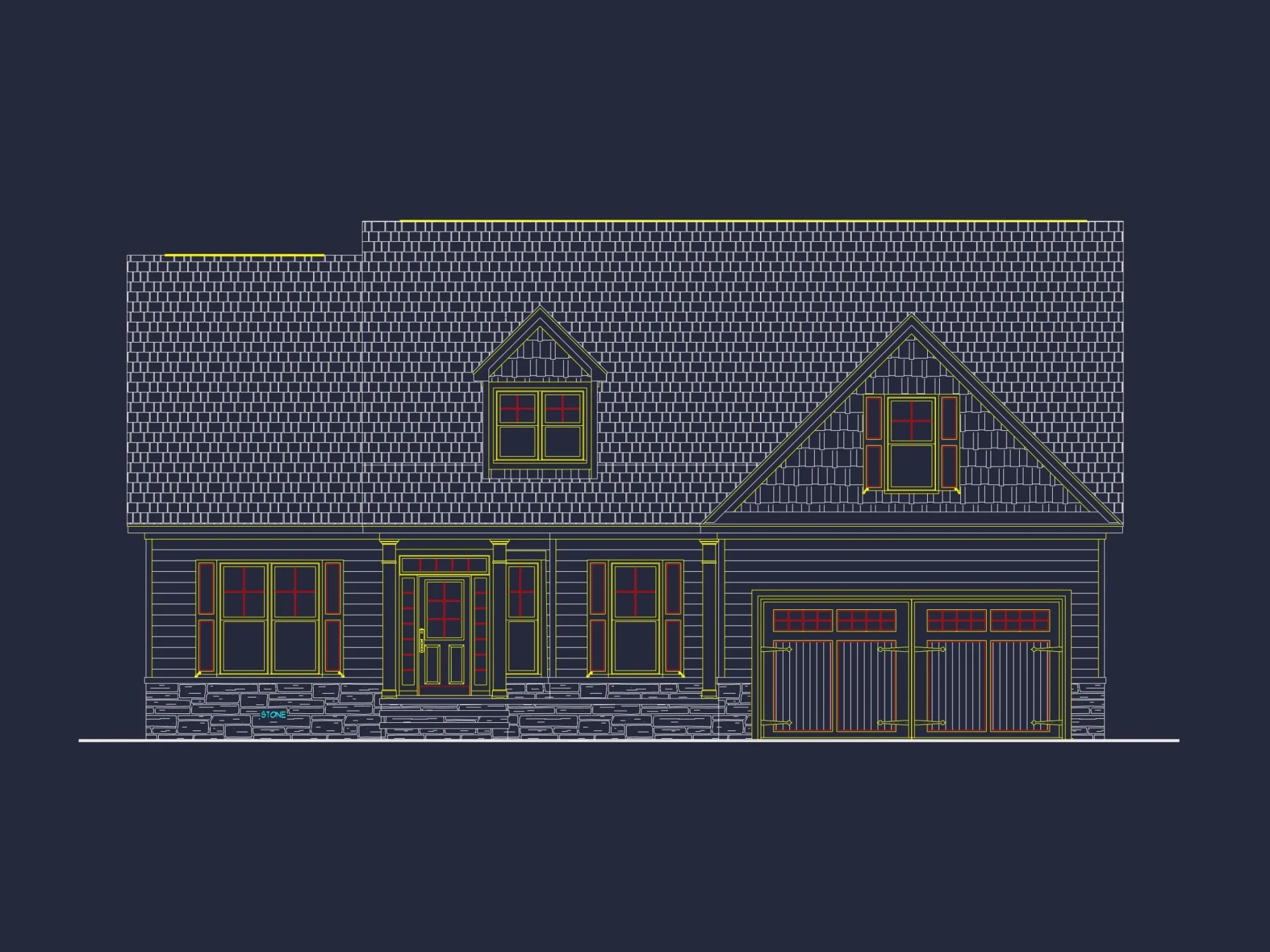 Beautiful house Plan with CAD Designs and Detailed Blueprints