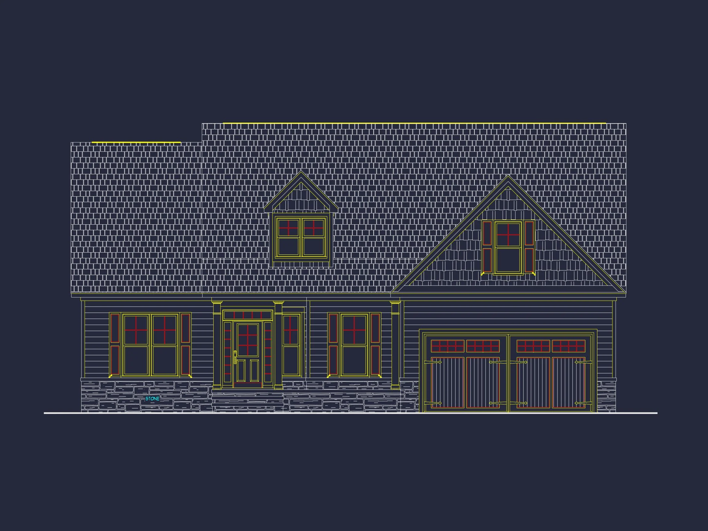 Beautiful house Plan with CAD Designs and Detailed Blueprints