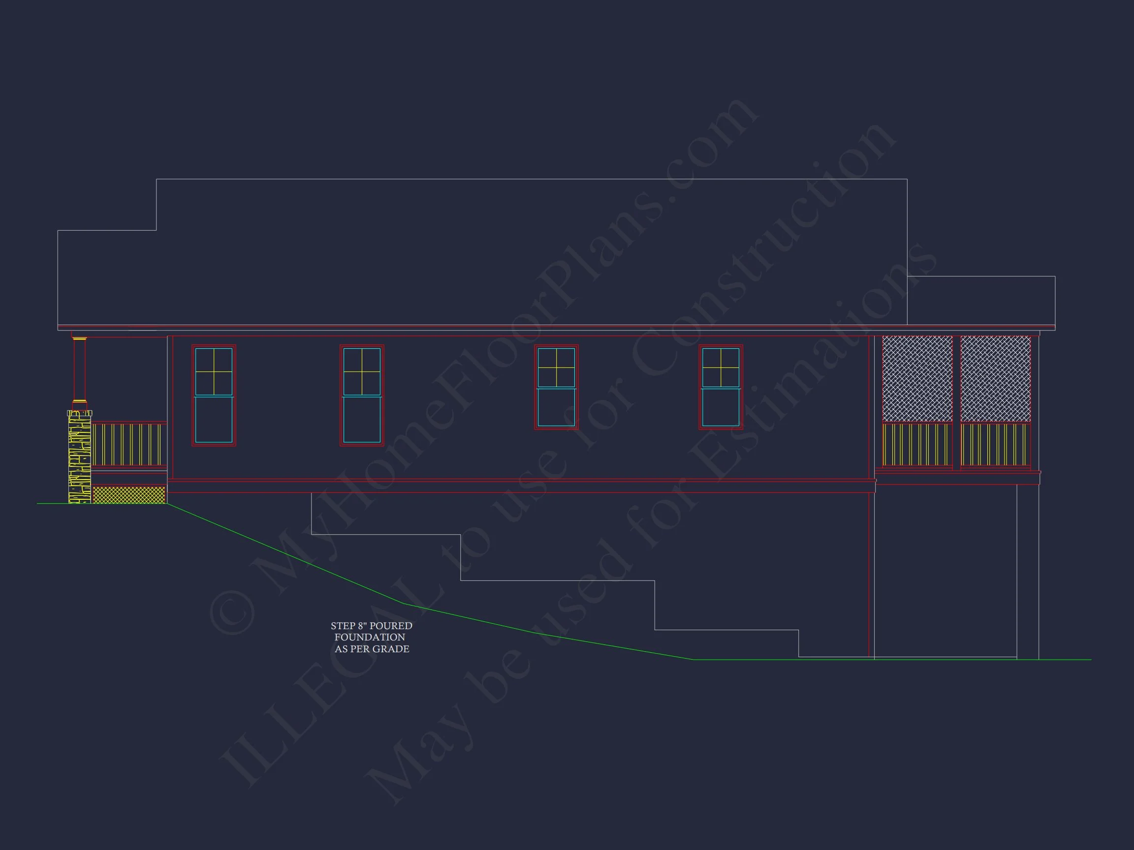 Craftsman house Plan with CAD Designs & Modern Features