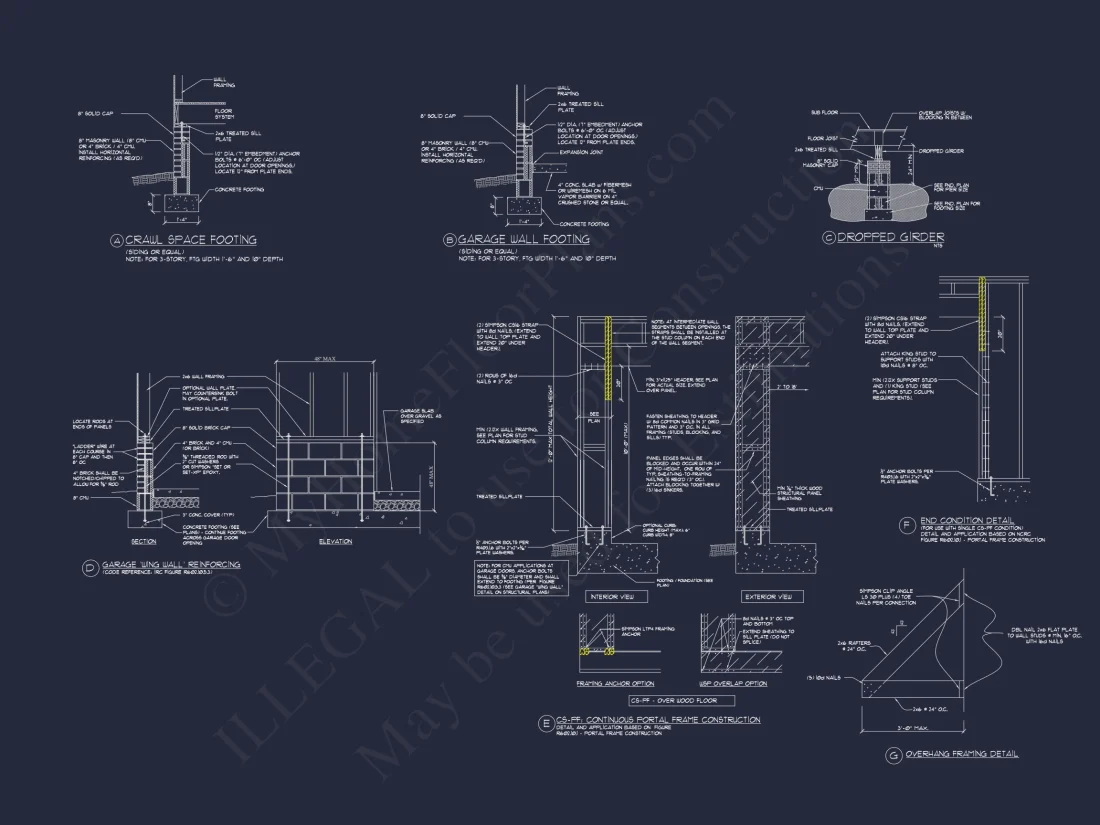 Modern Barn Style house Plan with 3 Bedrooms, 2.5 Bath, CAD Designs