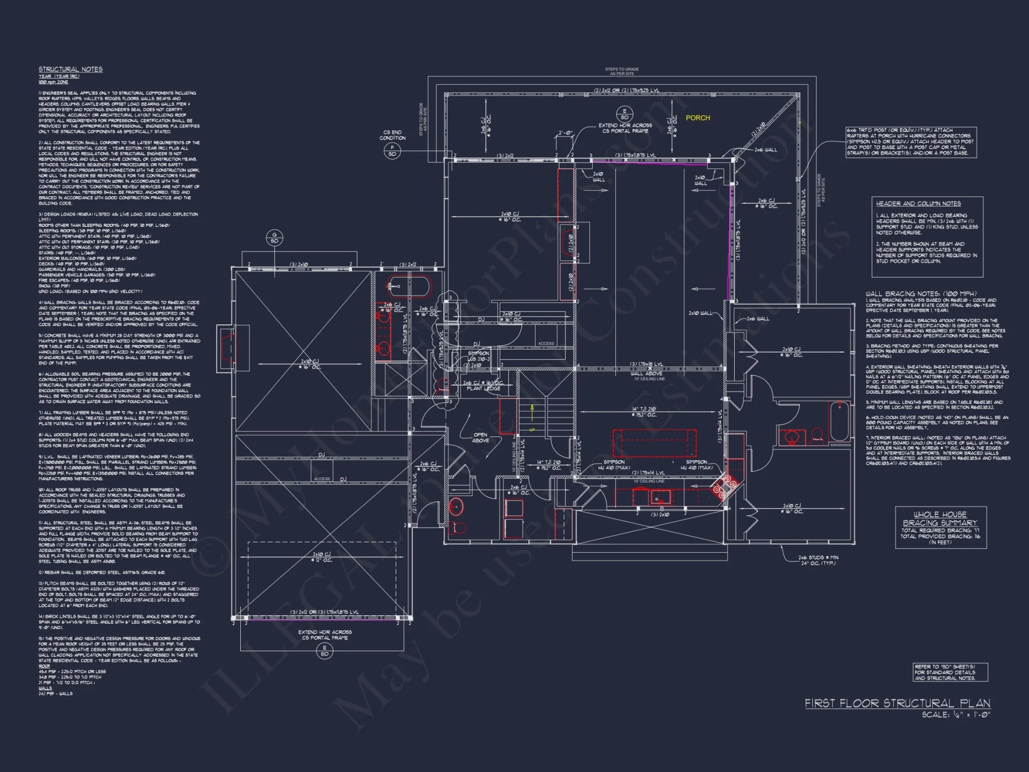 Modern Barn Style house Plan with 3 Bedrooms, 2.5 Bath, CAD Designs