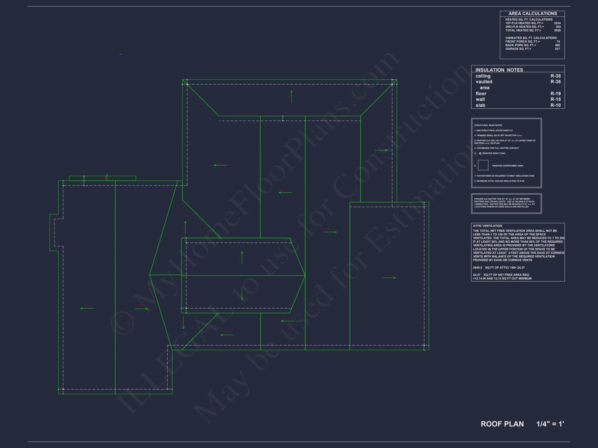 Modern Barn Style house Plan with 3 Bedrooms, 2.5 Bath, CAD Designs