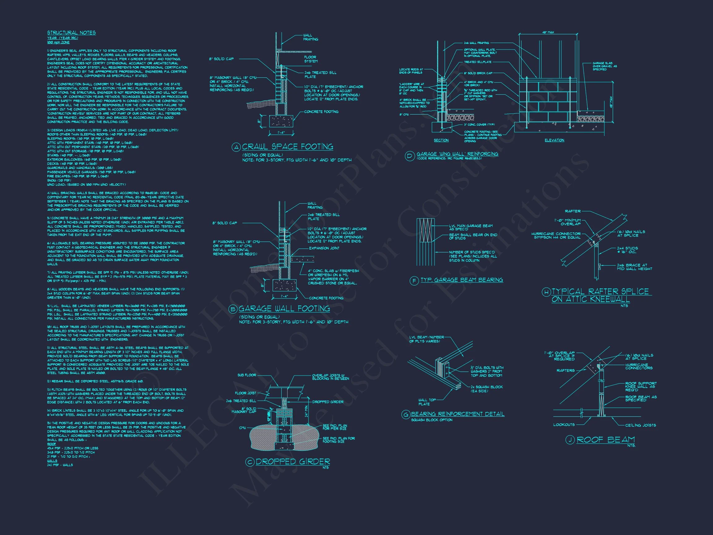 15-2055 HOUSE PLAN - Craftsman House Plan: 1.5 Story Floor Design with CAD Blueprint 15 Craftsman house Plan: 1.5 Story Floor Design with CAD Blueprint