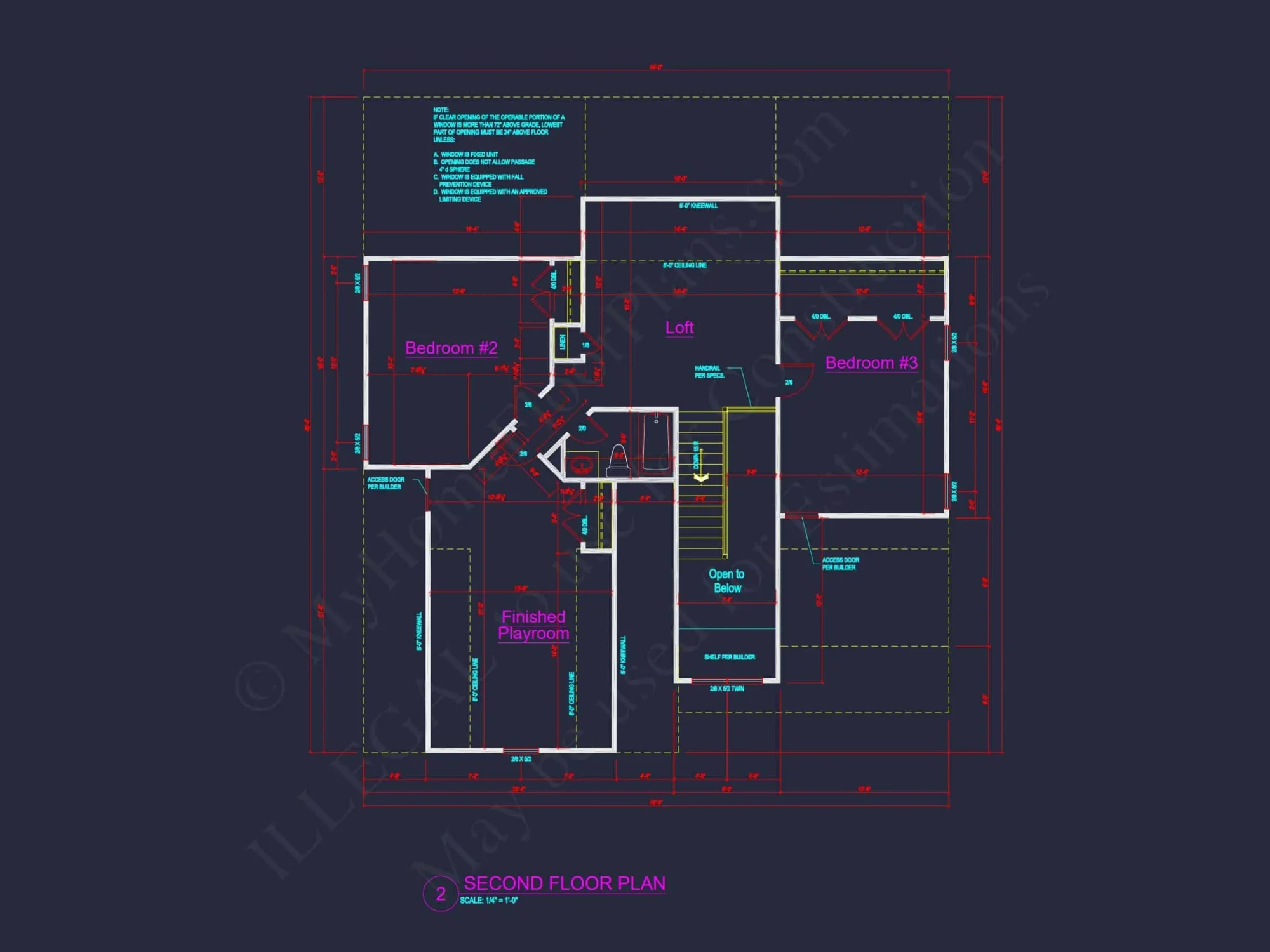 Craftsman house Plan: 1.5 Story Floor Design with CAD Blueprint