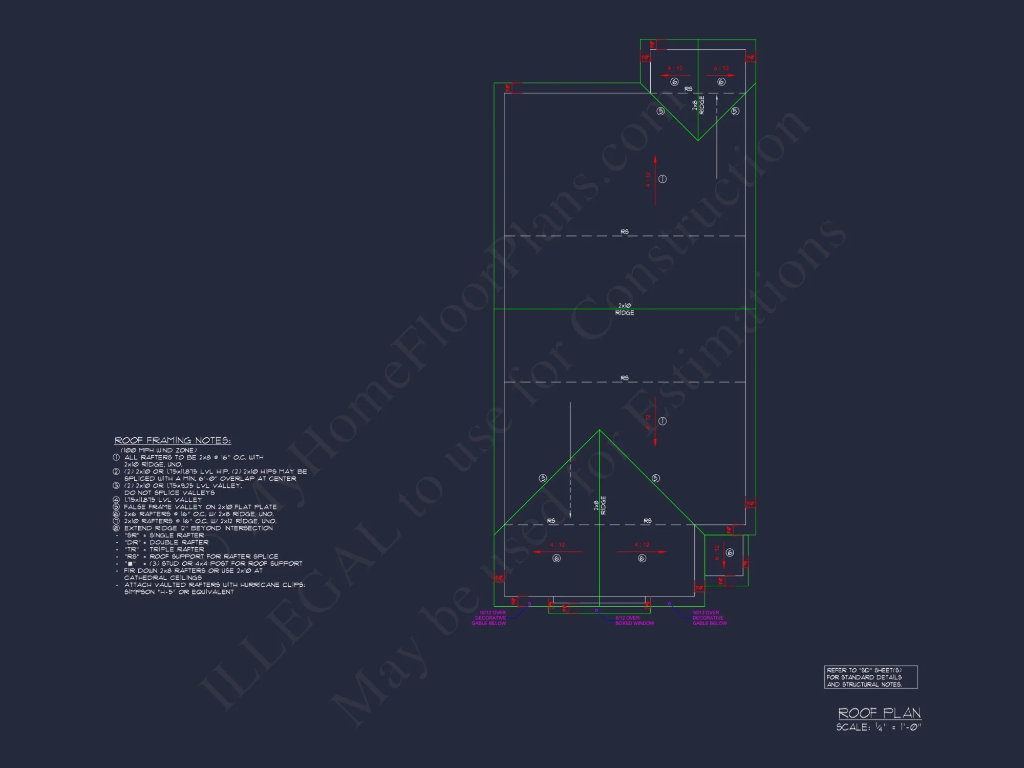 Modern 2-Story house Plan with Open Floor Plan and Mudroom