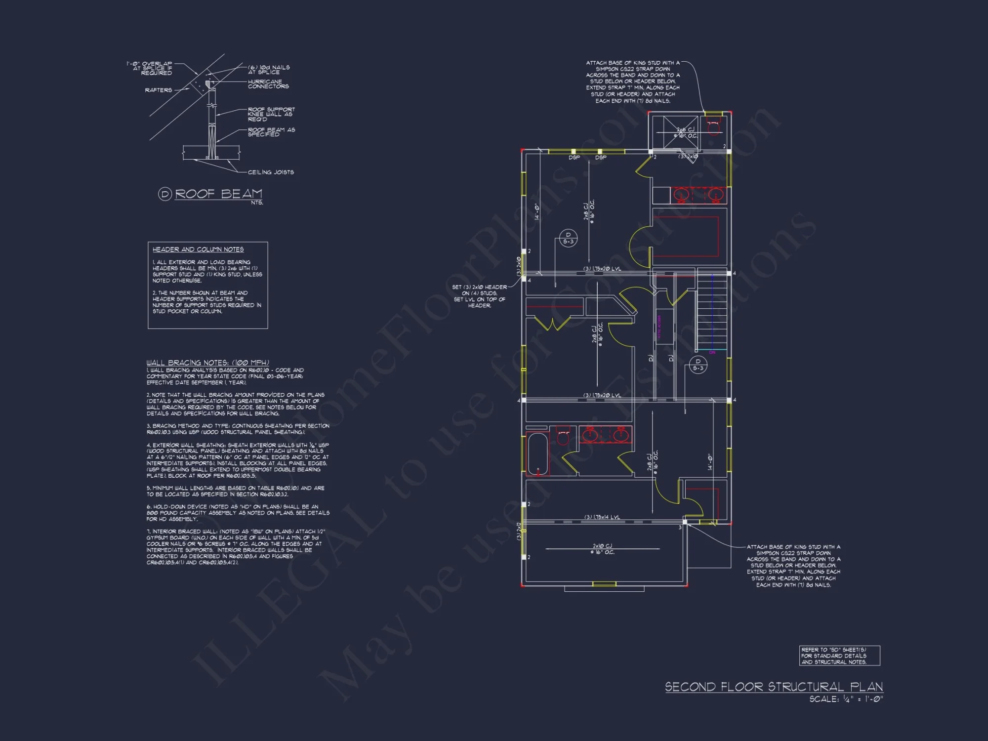 Modern 2-Story house Plan with Open Floor Plan and Mudroom