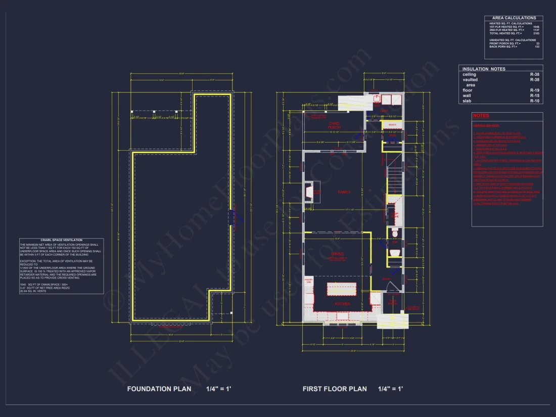Modern 2-Story house Plan with Open Floor Plan and Mudroom