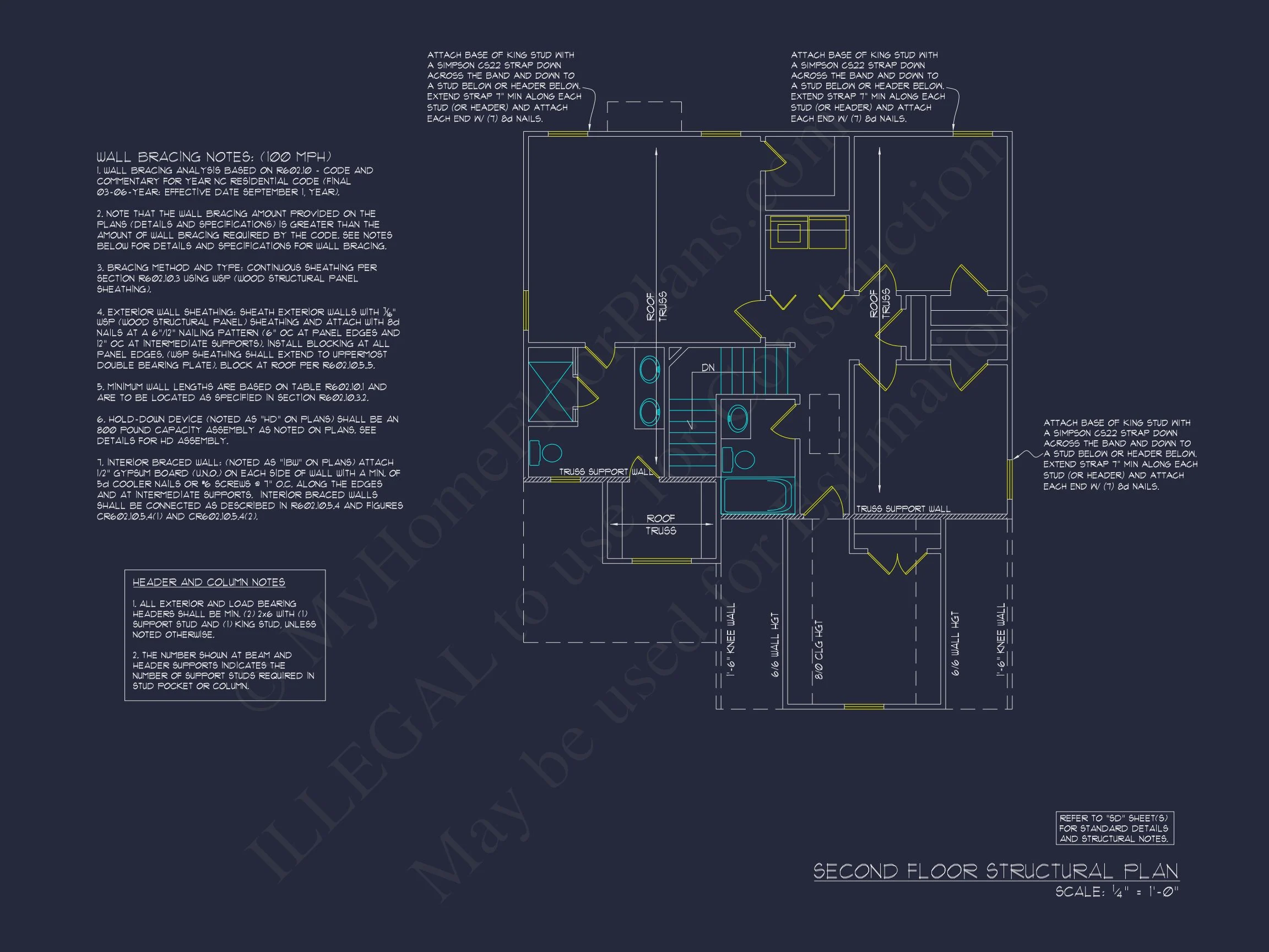 15-1905 HOUSE PLAN - Traditional Colonial Home Plan - 3-Bed, 2-Bath, 1,526 SF 13 Classic Two-Story house Plan with CAD Designs and Blueprints