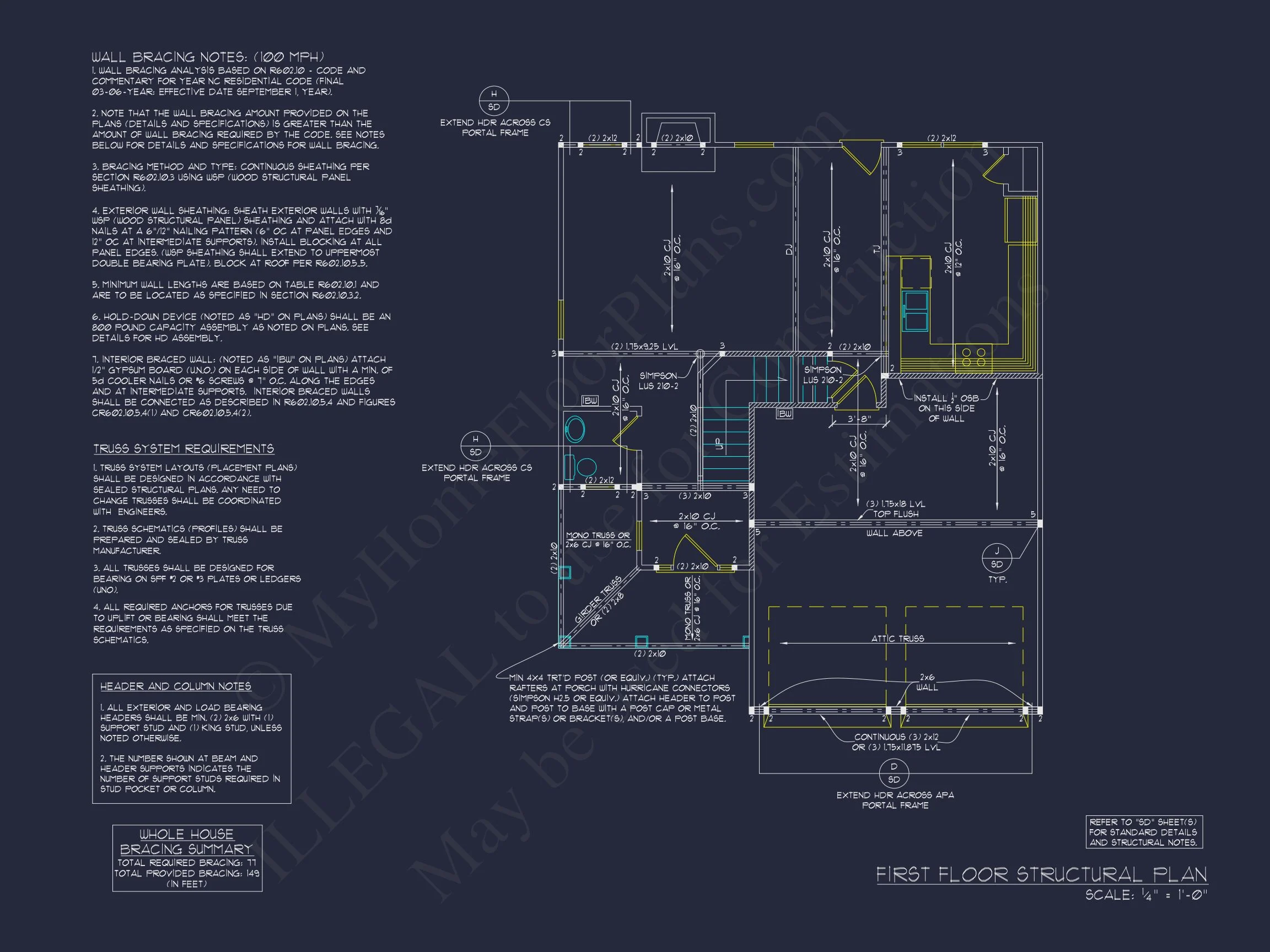 15-1905 HOUSE PLAN - Traditional Colonial Home Plan - 3-Bed, 2-Bath, 1,526 SF 12 Classic Two-Story house Plan with CAD Designs and Blueprints