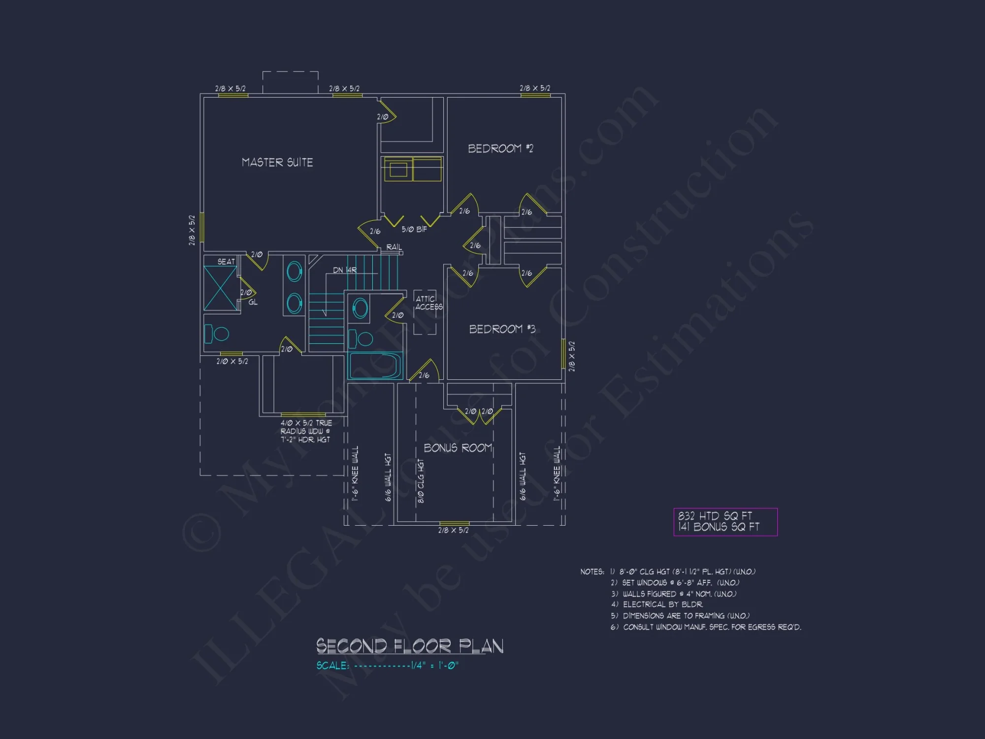 Classic Two-Story house Plan with CAD Designs and Blueprints