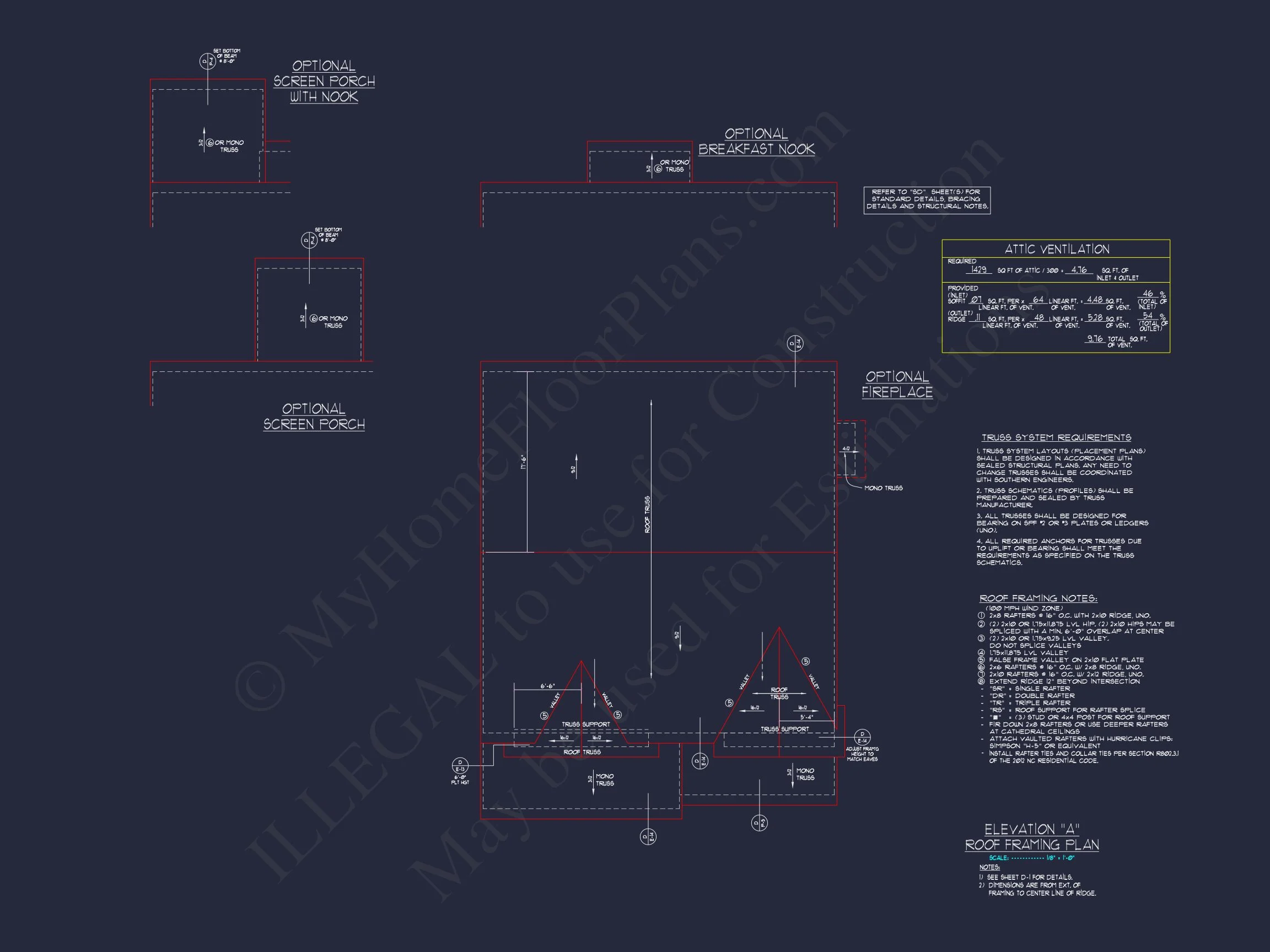 Traditional 2-Story house Plan with CAD Blueprints & Designs