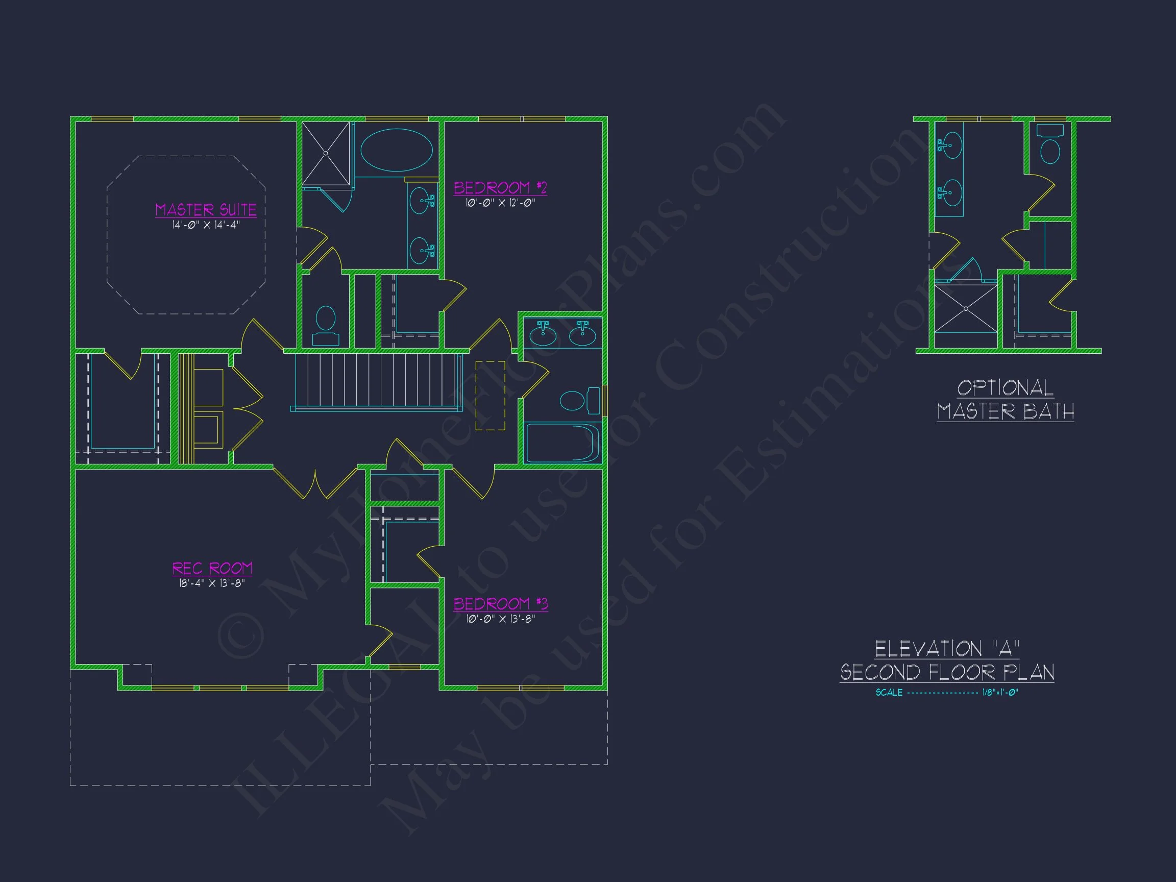 Traditional 2-Story house Plan with CAD Blueprints & Designs