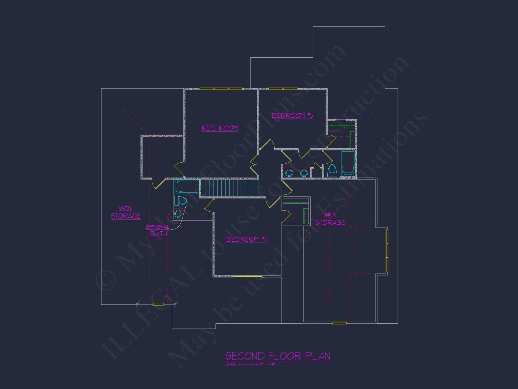 Stunning house Floor Plan: Architectural CAD & Designs