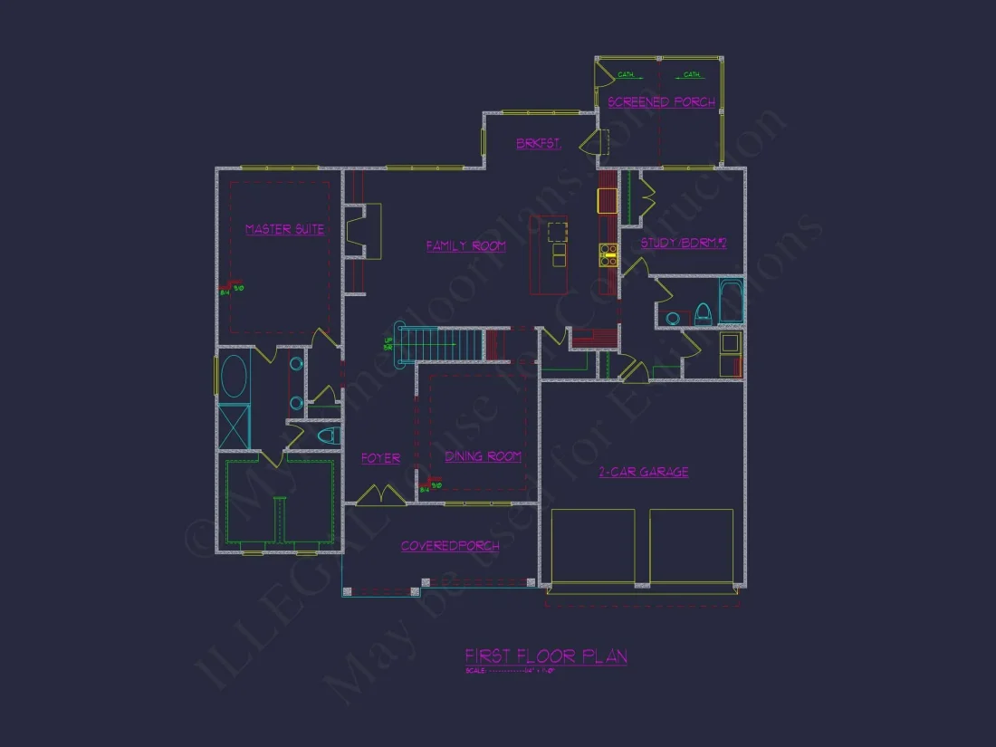 Stunning house Floor Plan: Architectural CAD & Designs