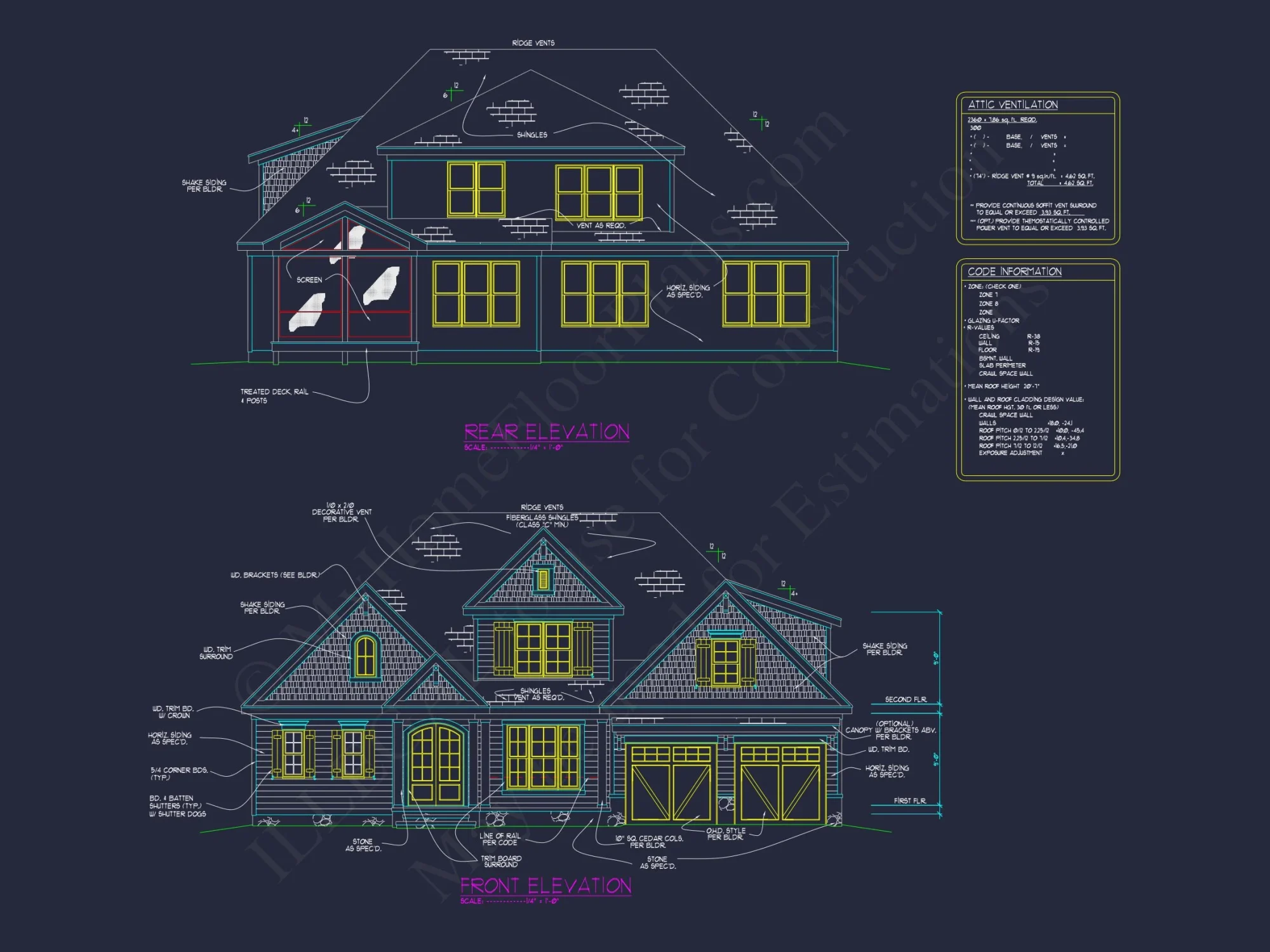 Stunning house Floor Plan: Architectural CAD & Designs