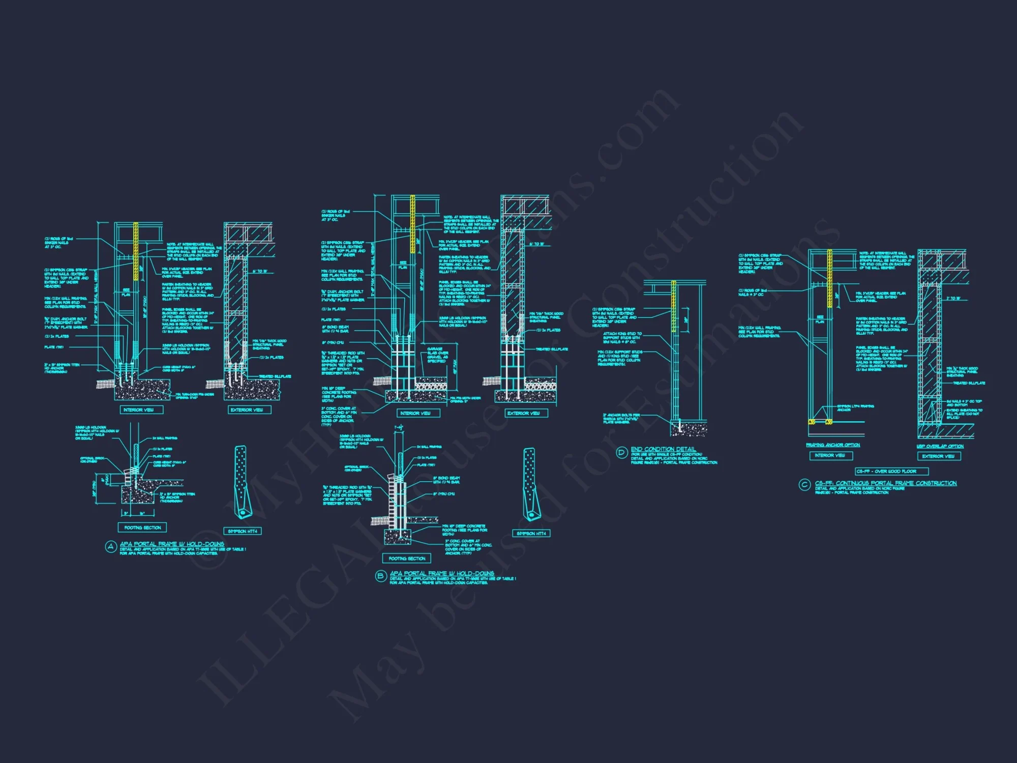 Modern house Plan: 2-Story Floor Plan with CAD Designs