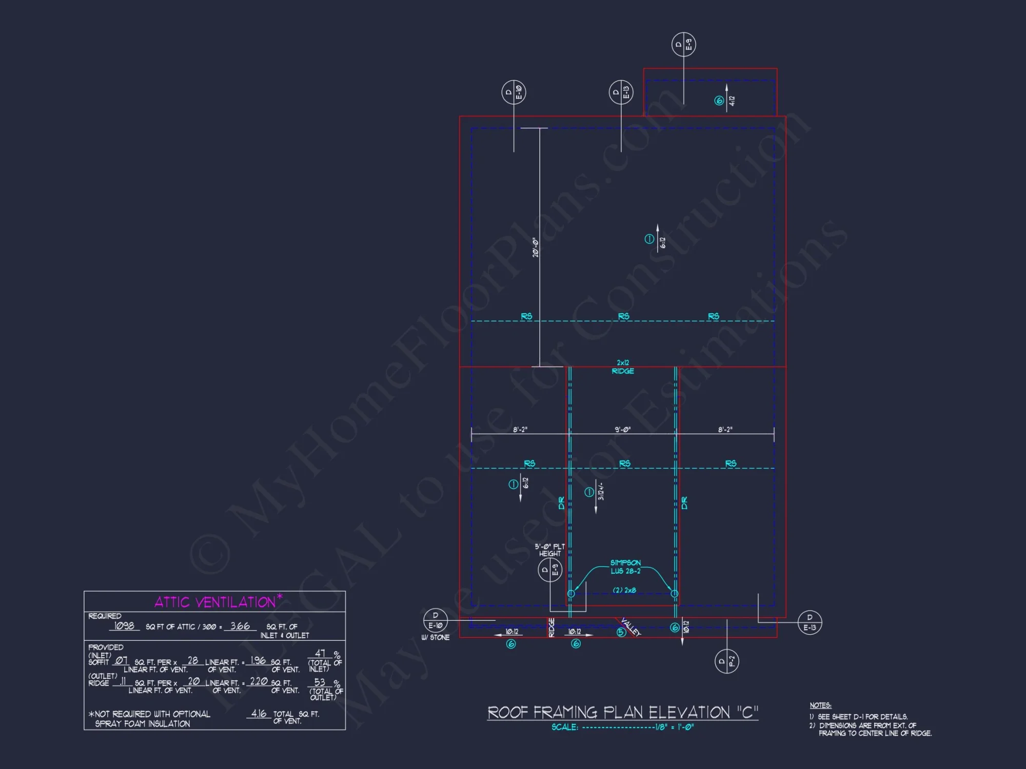 Modern house Plan: 2-Story Floor Plan with CAD Designs
